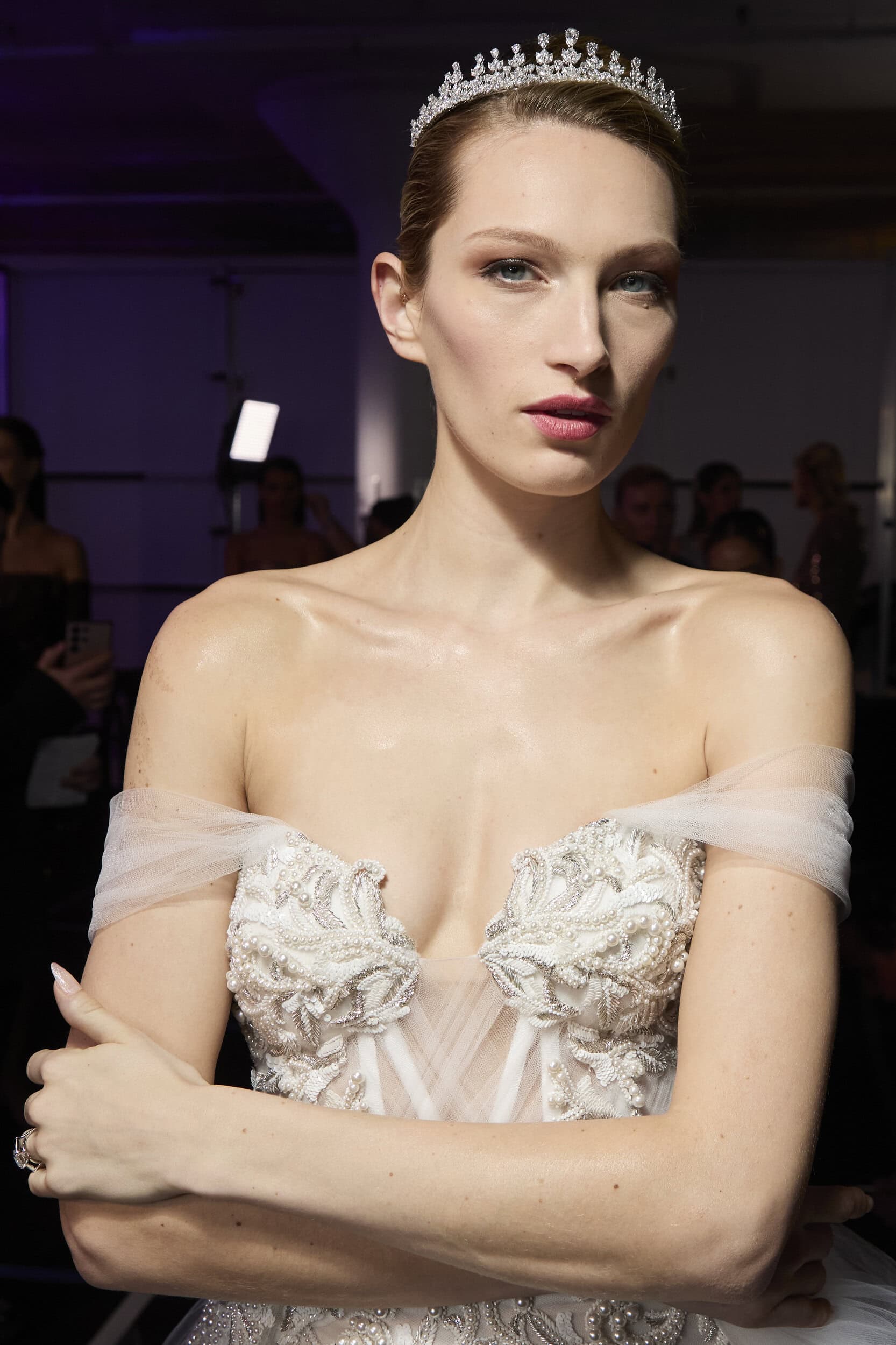Pamella Roland  Fall 2024 Fashion Show Backstage
