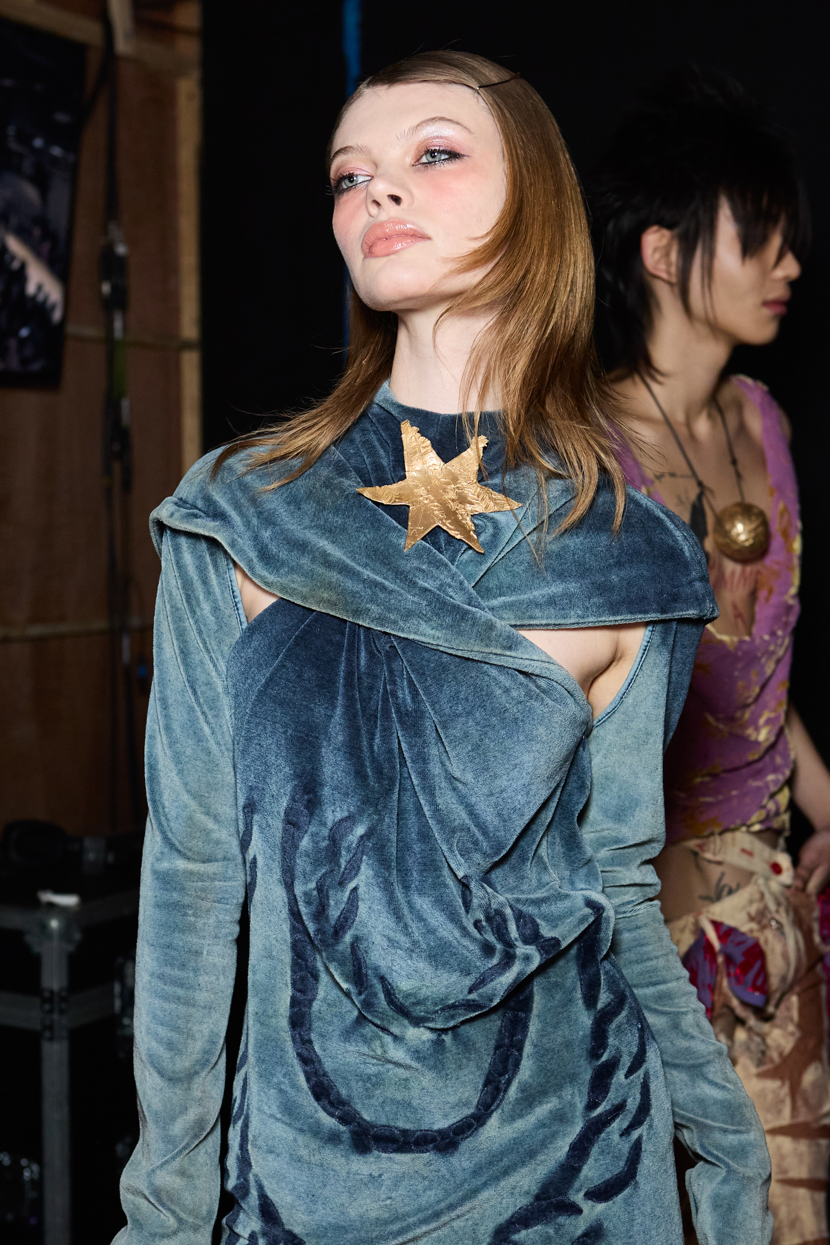 Masha Popova  Fall 2024 Fashion Show Backstage