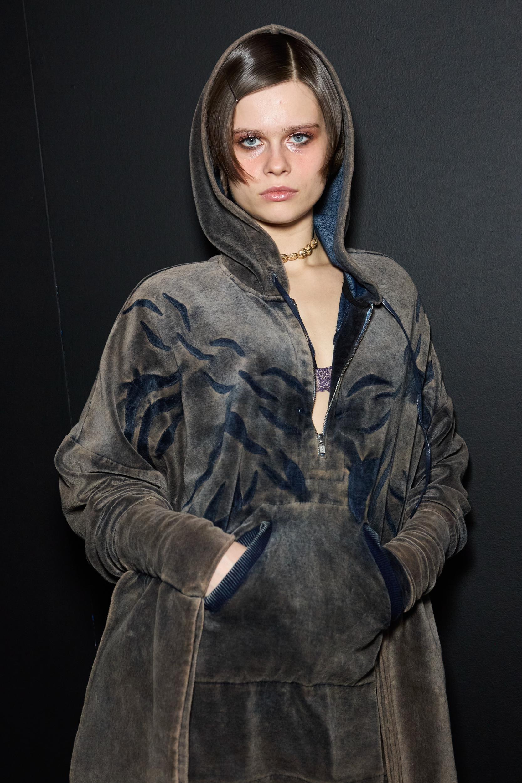 Masha Popova  Fall 2024 Fashion Show Backstage