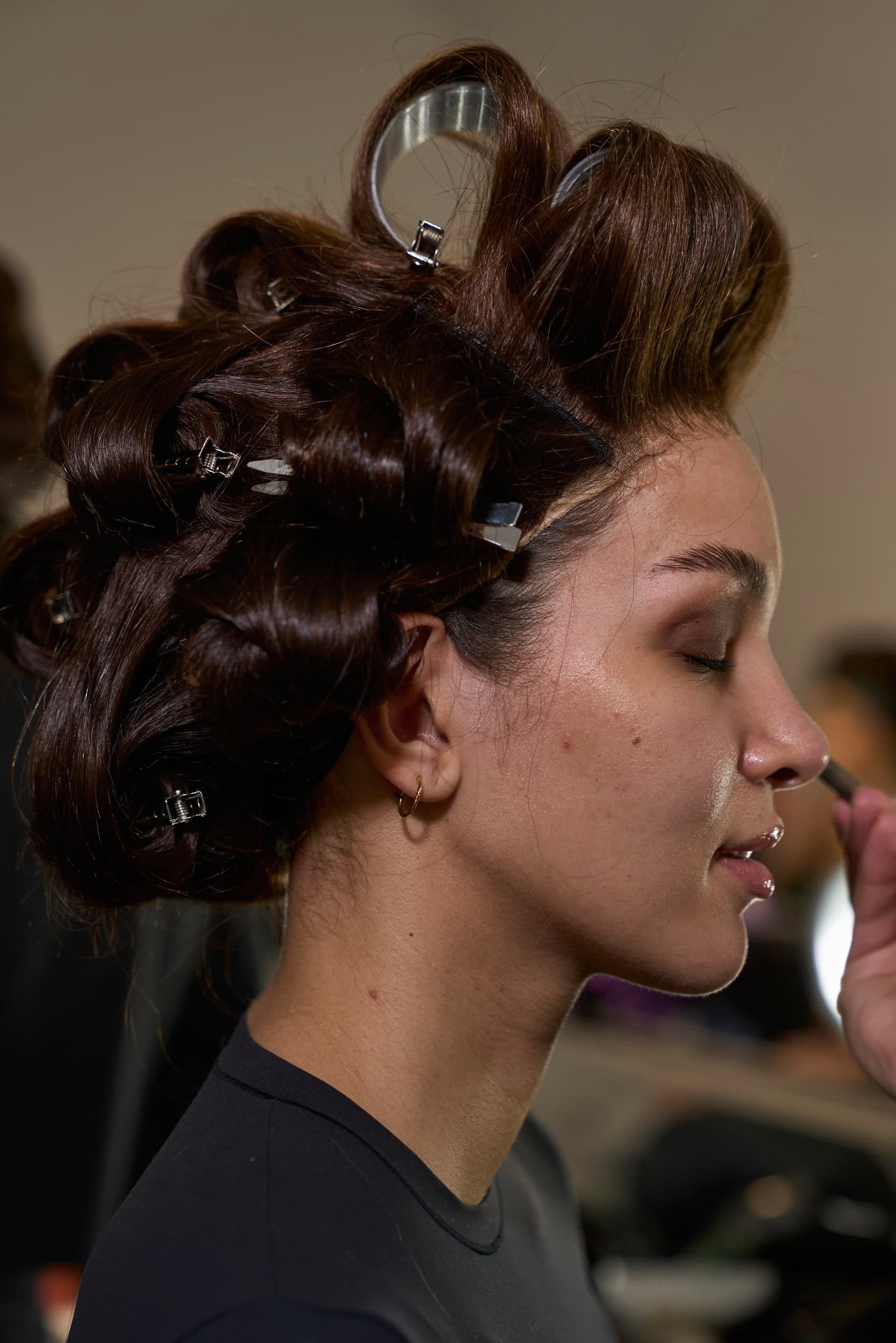 Sergio Hudson  Fall 2024 Fashion Show Backstage