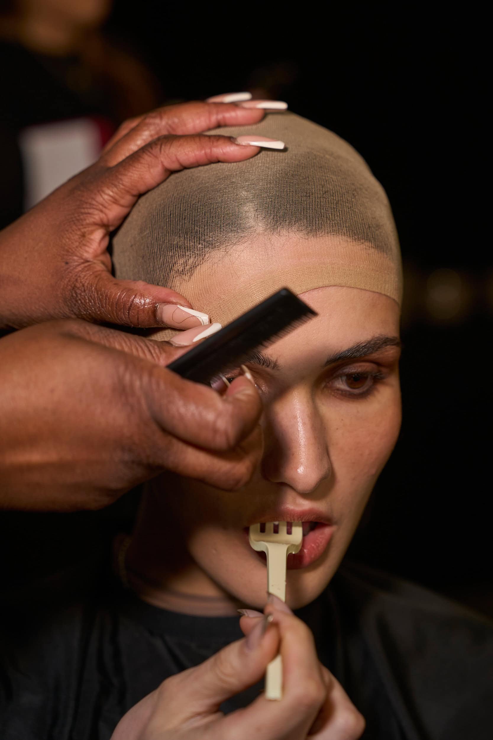 Sergio Hudson  Fall 2024 Fashion Show Backstage