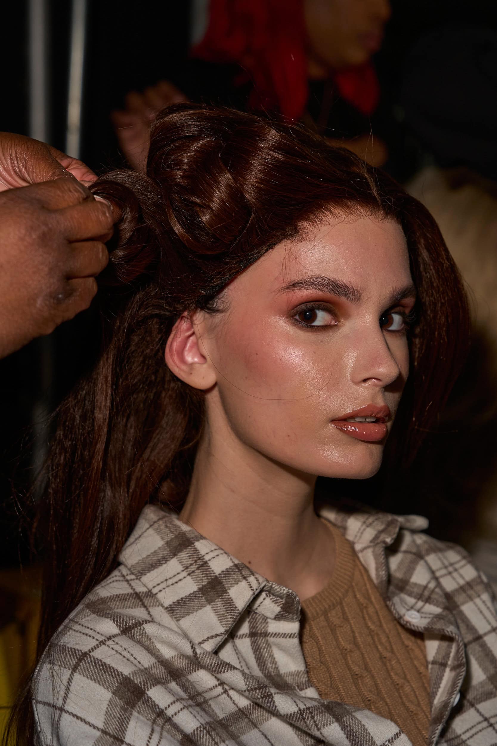 Sergio Hudson  Fall 2024 Fashion Show Backstage