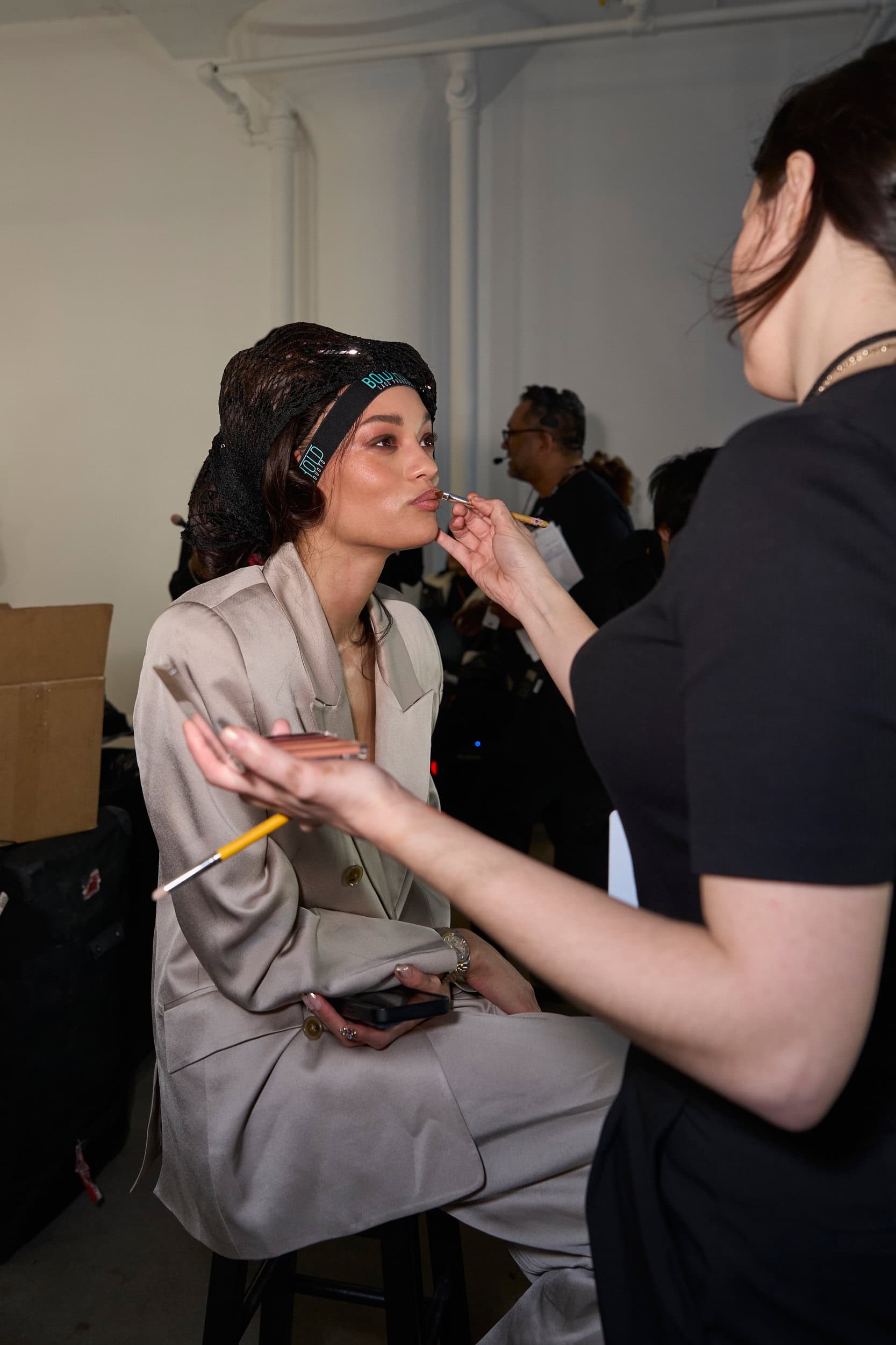 Sergio Hudson  Fall 2024 Fashion Show Backstage