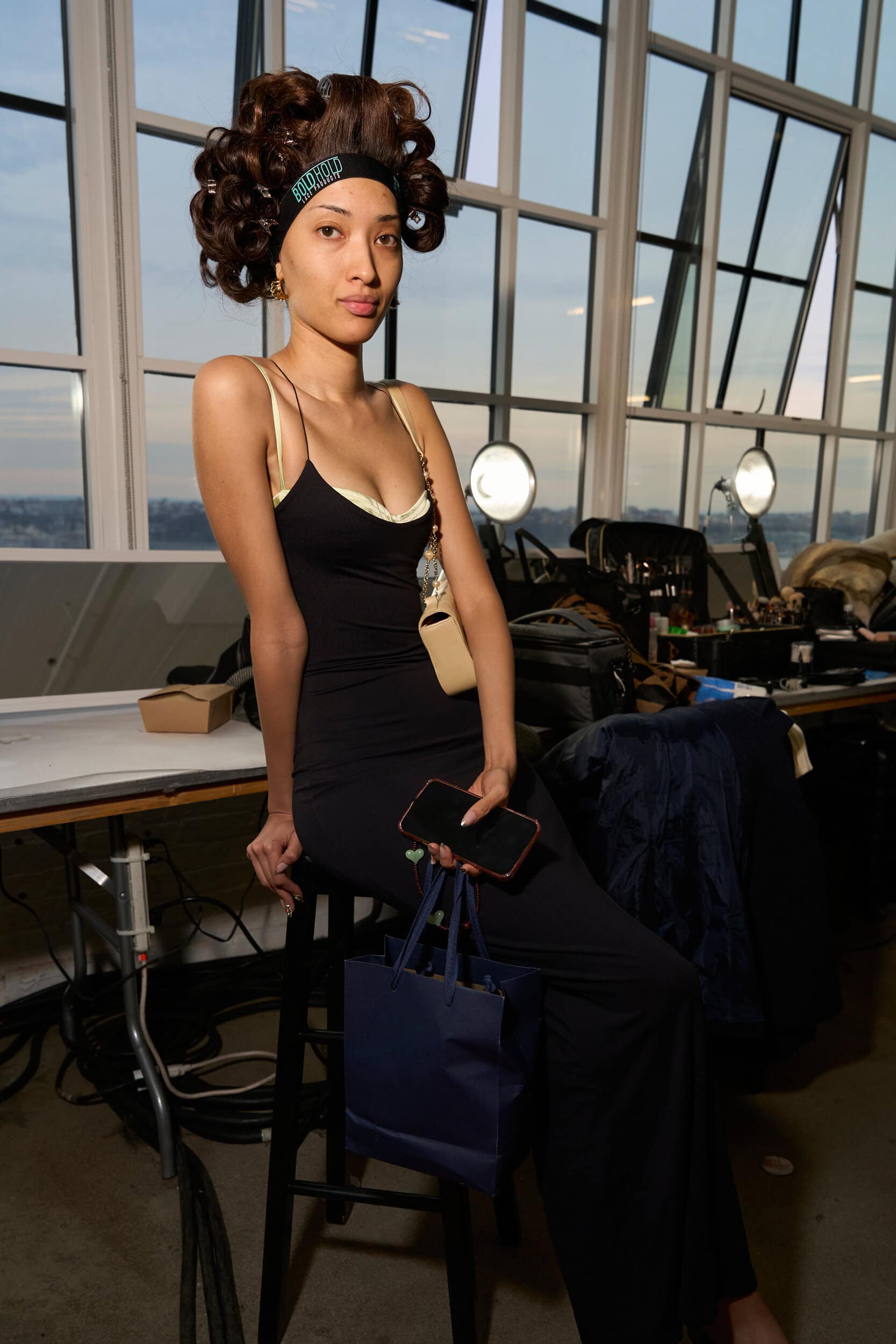 Sergio Hudson  Fall 2024 Fashion Show Backstage