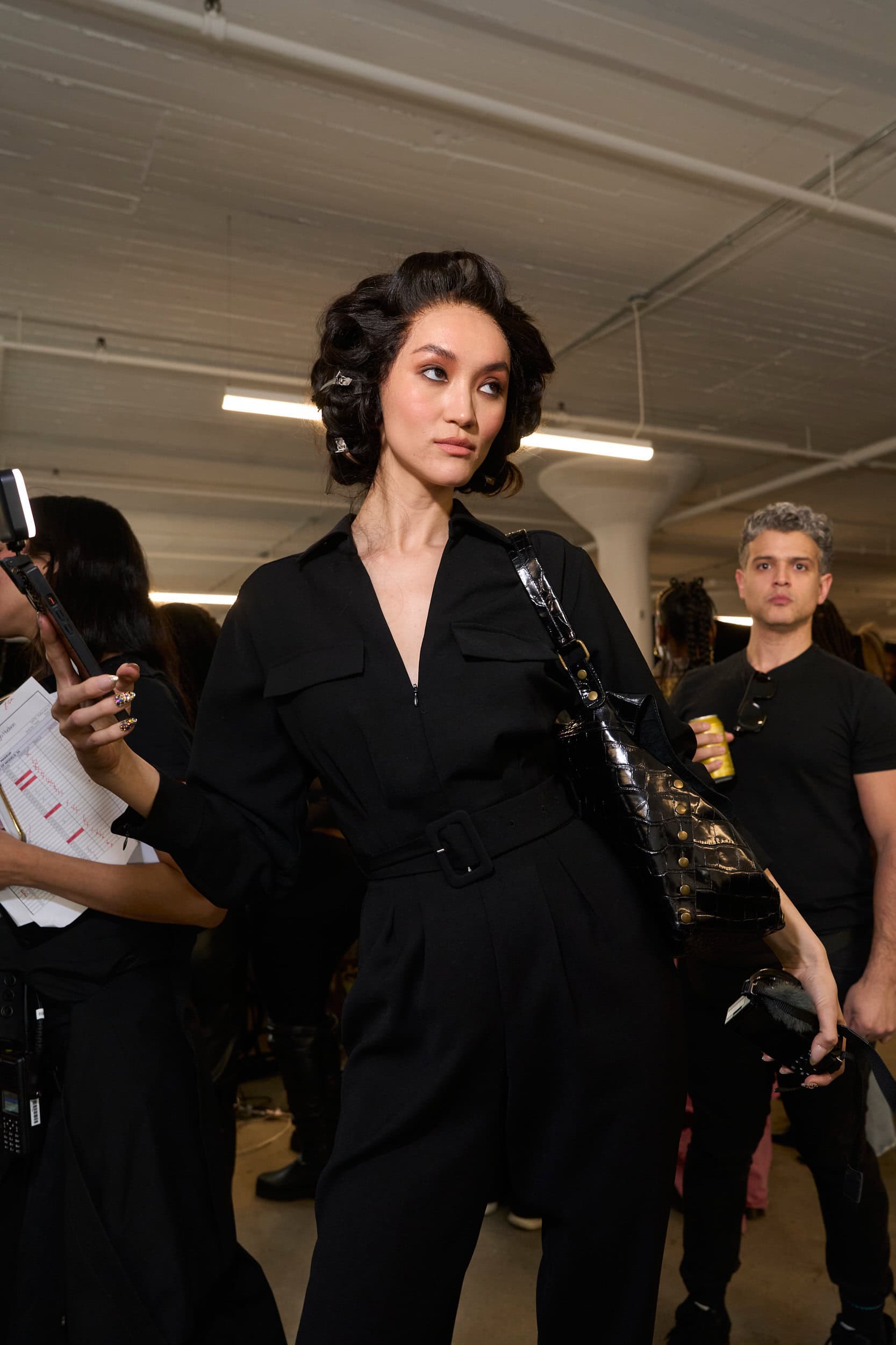 Sergio Hudson  Fall 2024 Fashion Show Backstage