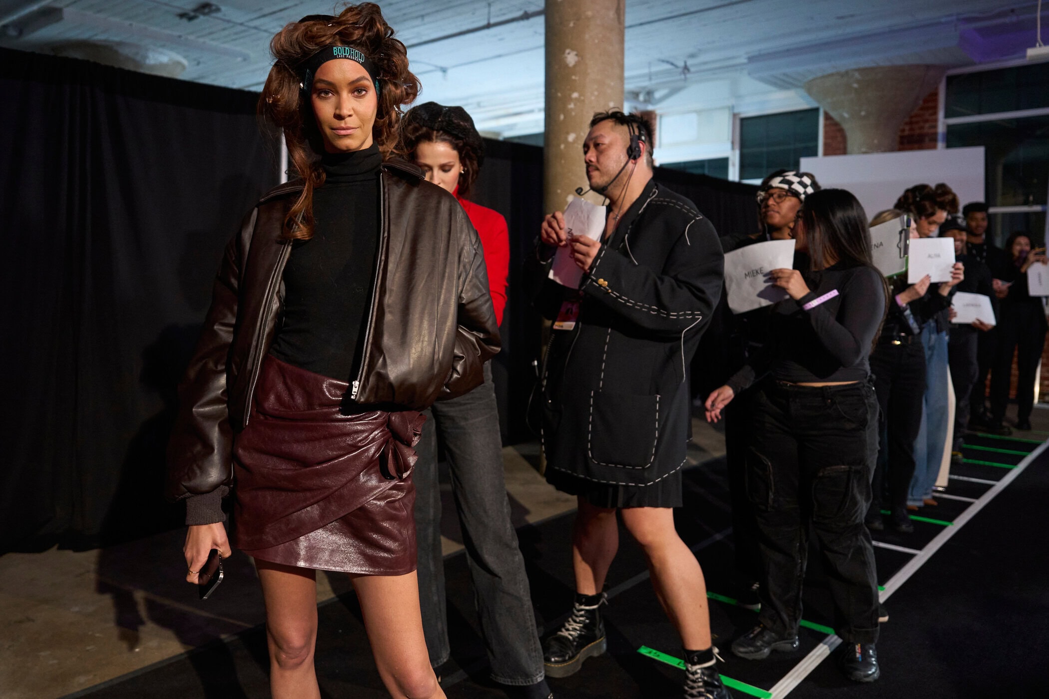 Sergio Hudson  Fall 2024 Fashion Show Backstage