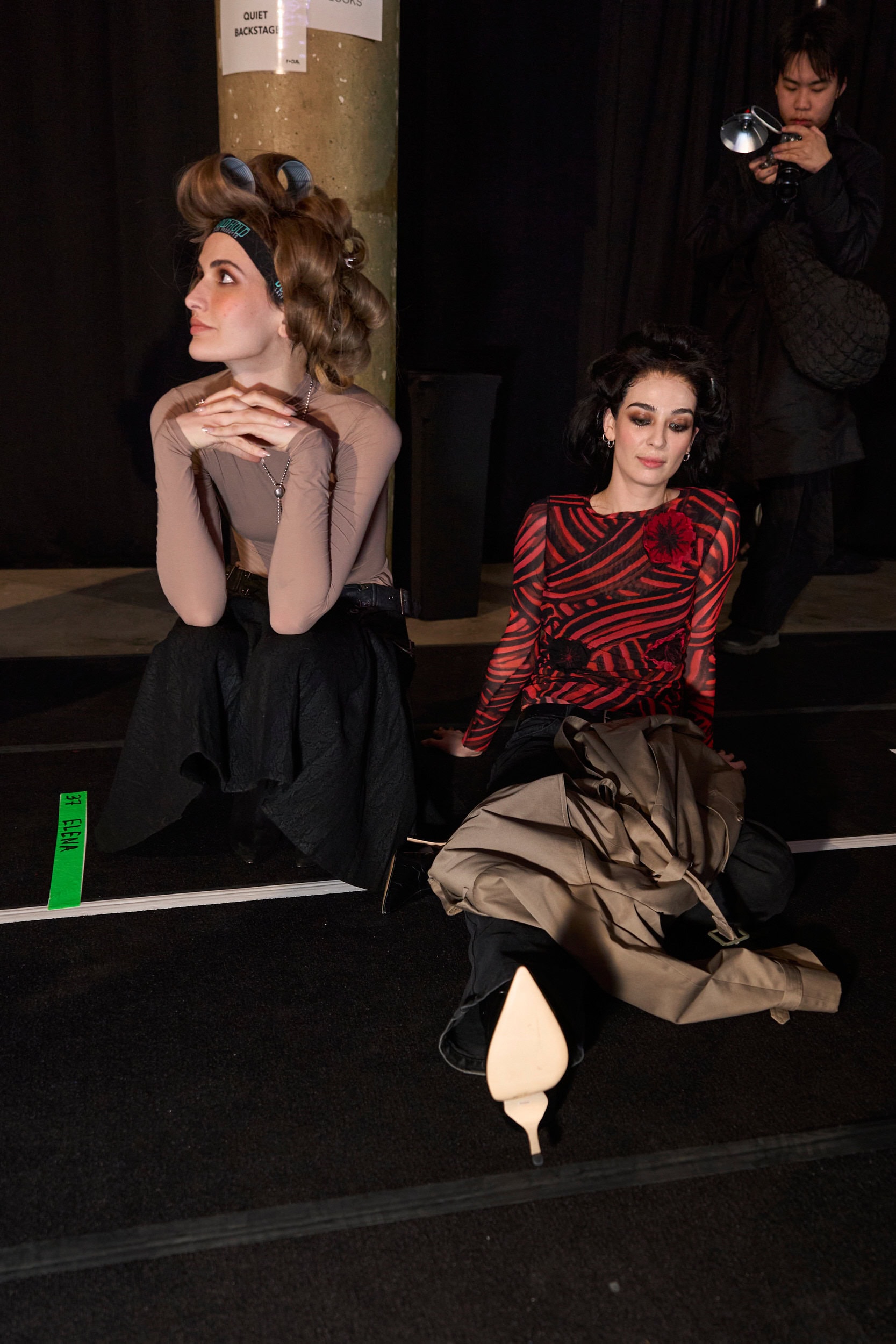 Sergio Hudson  Fall 2024 Fashion Show Backstage