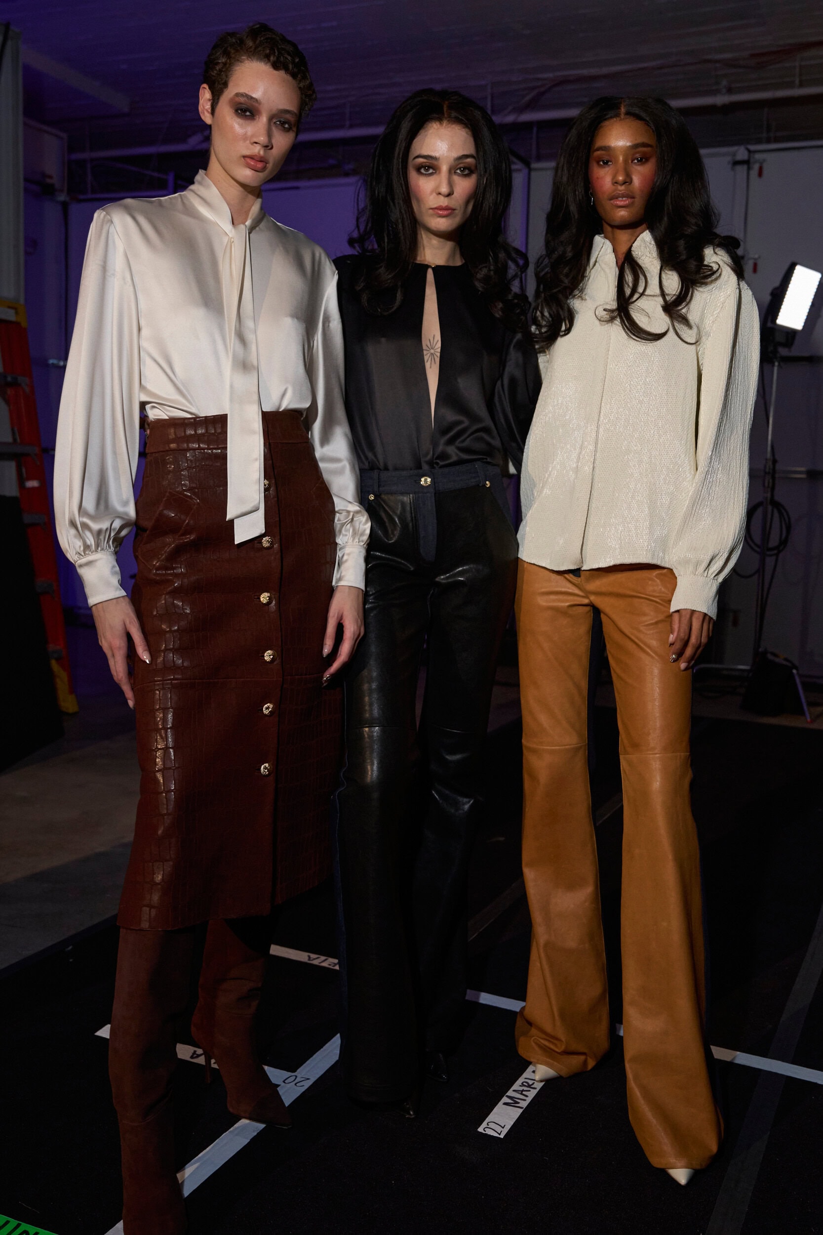 Sergio Hudson  Fall 2024 Fashion Show Backstage