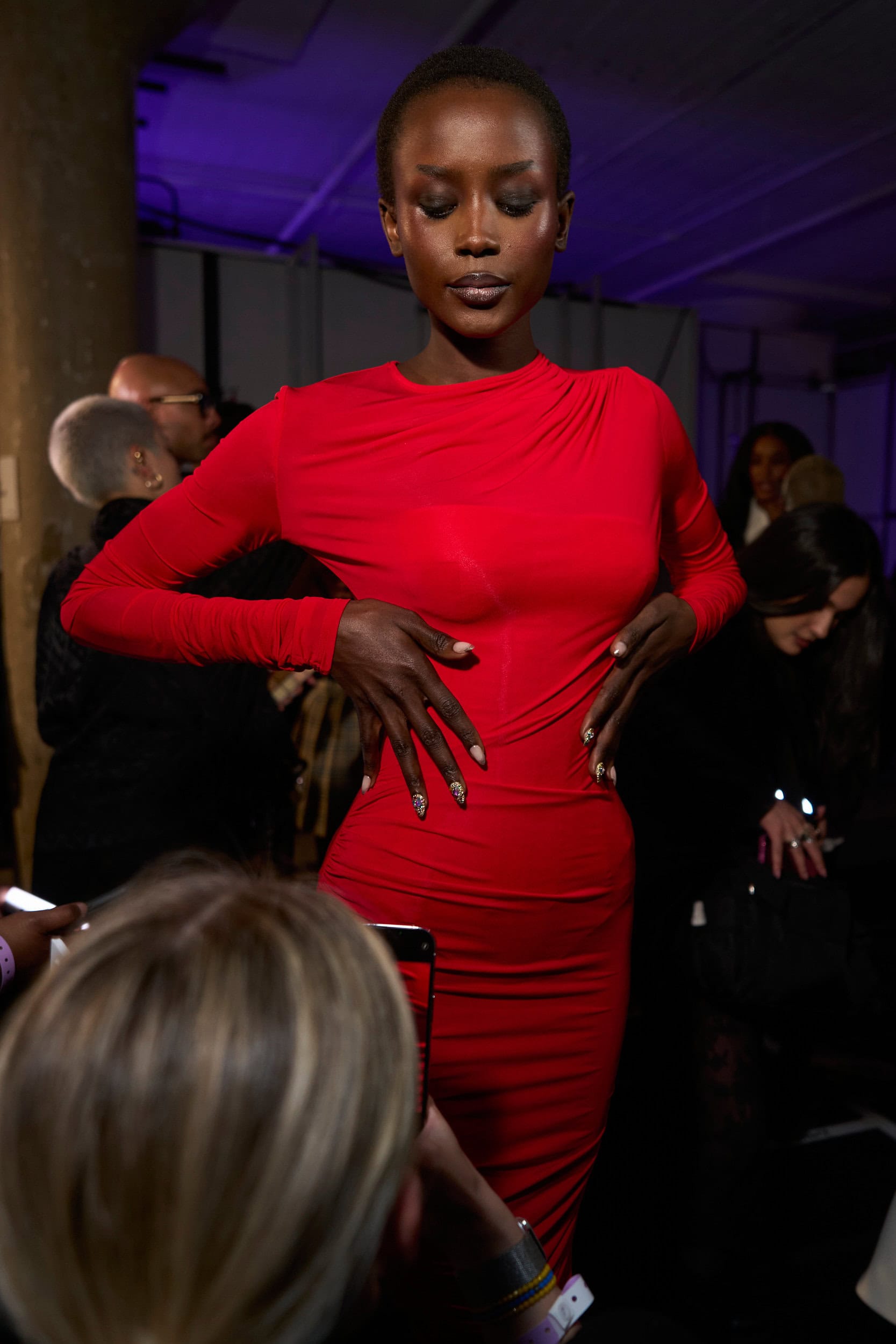 Sergio Hudson  Fall 2024 Fashion Show Backstage