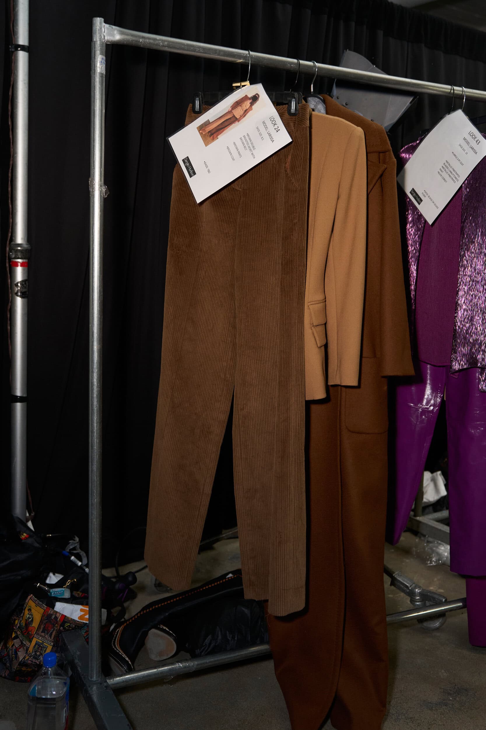 Sergio Hudson  Fall 2024 Fashion Show Backstage