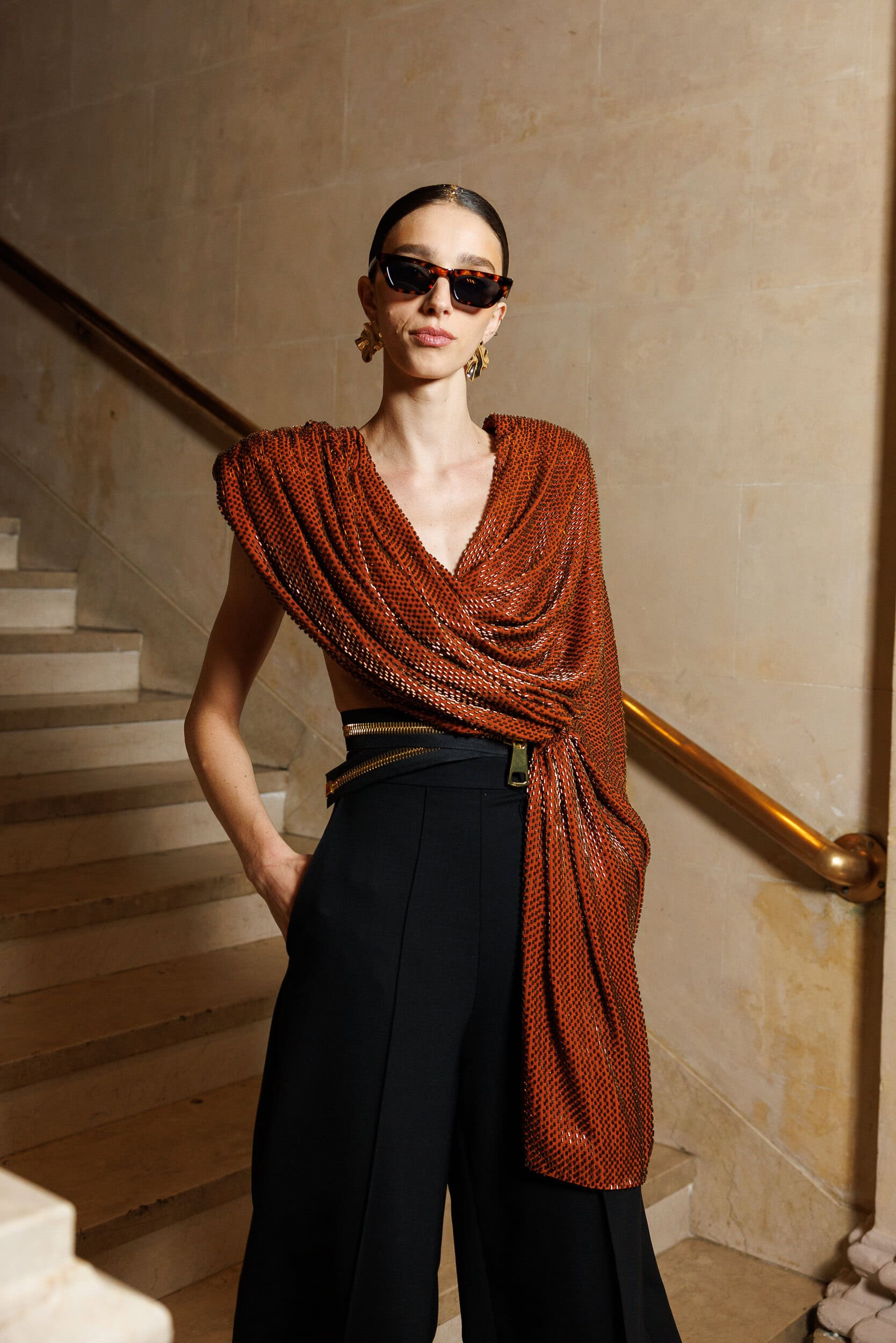 Christian Siriano  Fall 2024 Fashion Show Backstage