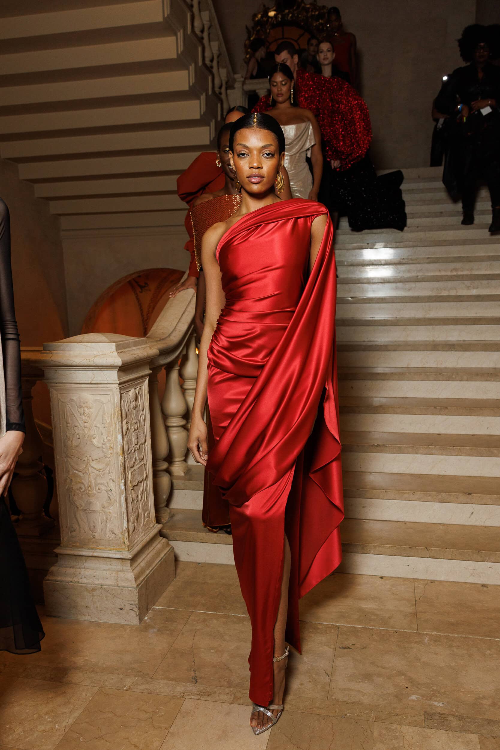 Christian Siriano  Fall 2024 Fashion Show Backstage
