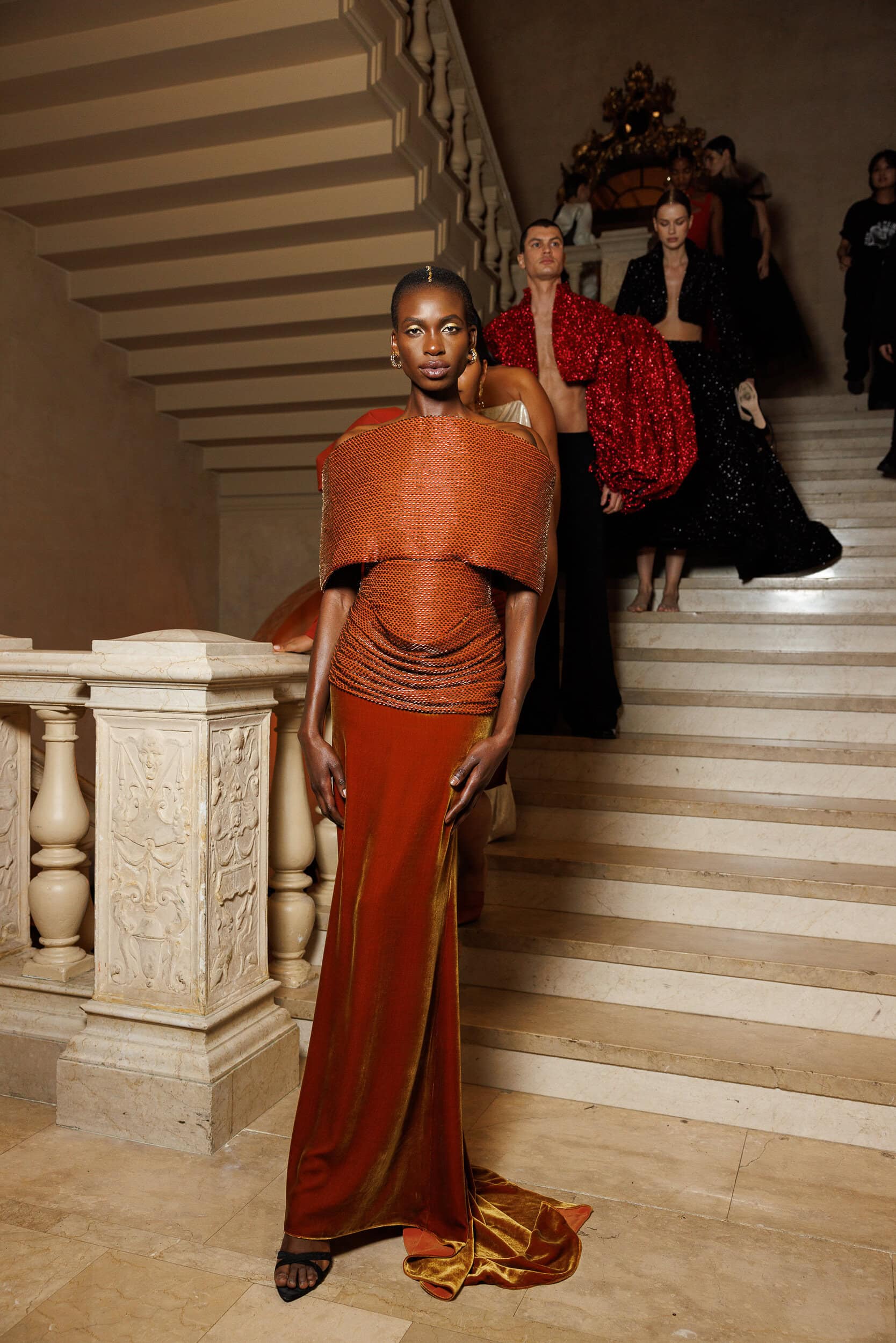 Christian Siriano  Fall 2024 Fashion Show Backstage