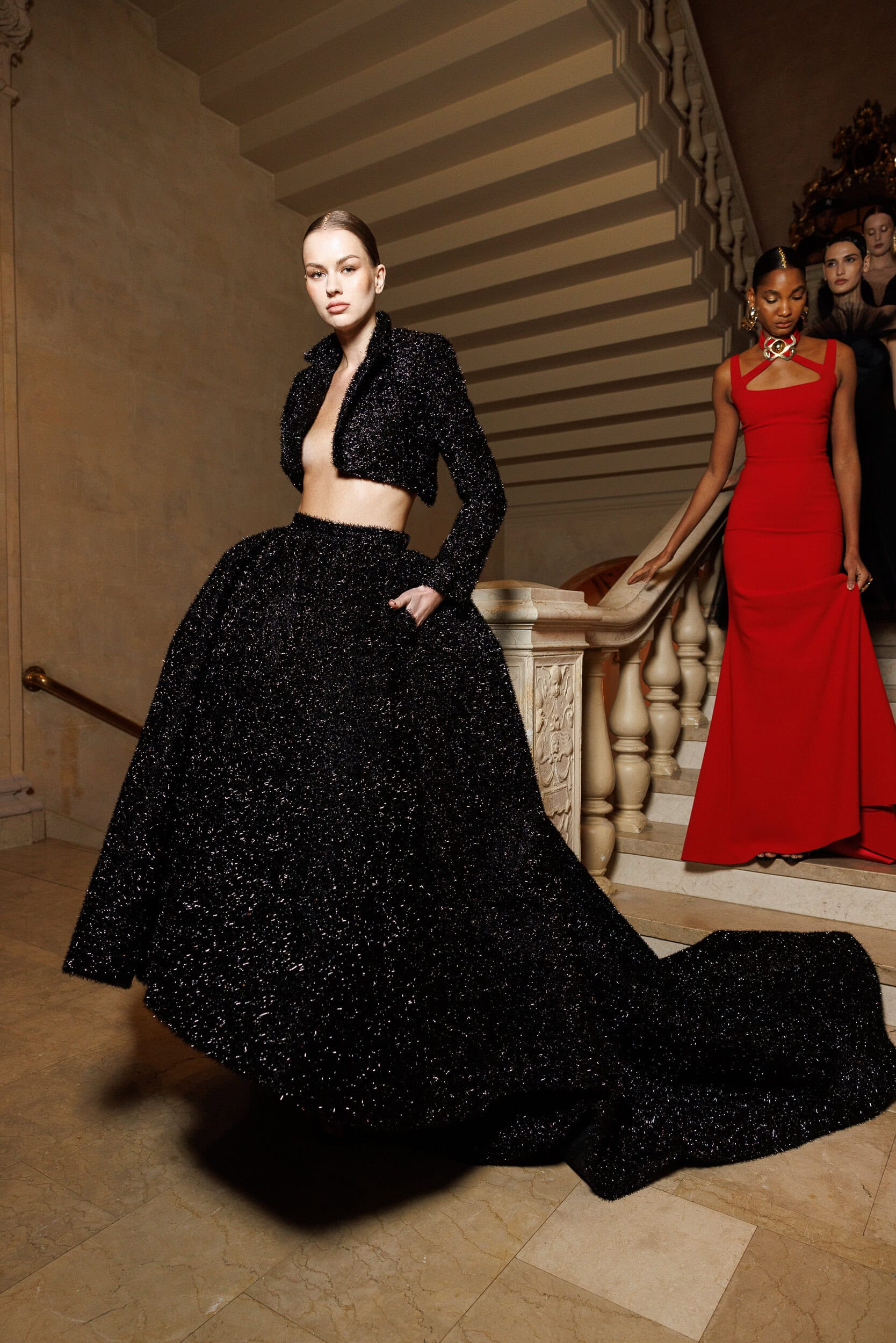 Christian Siriano  Fall 2024 Fashion Show Backstage