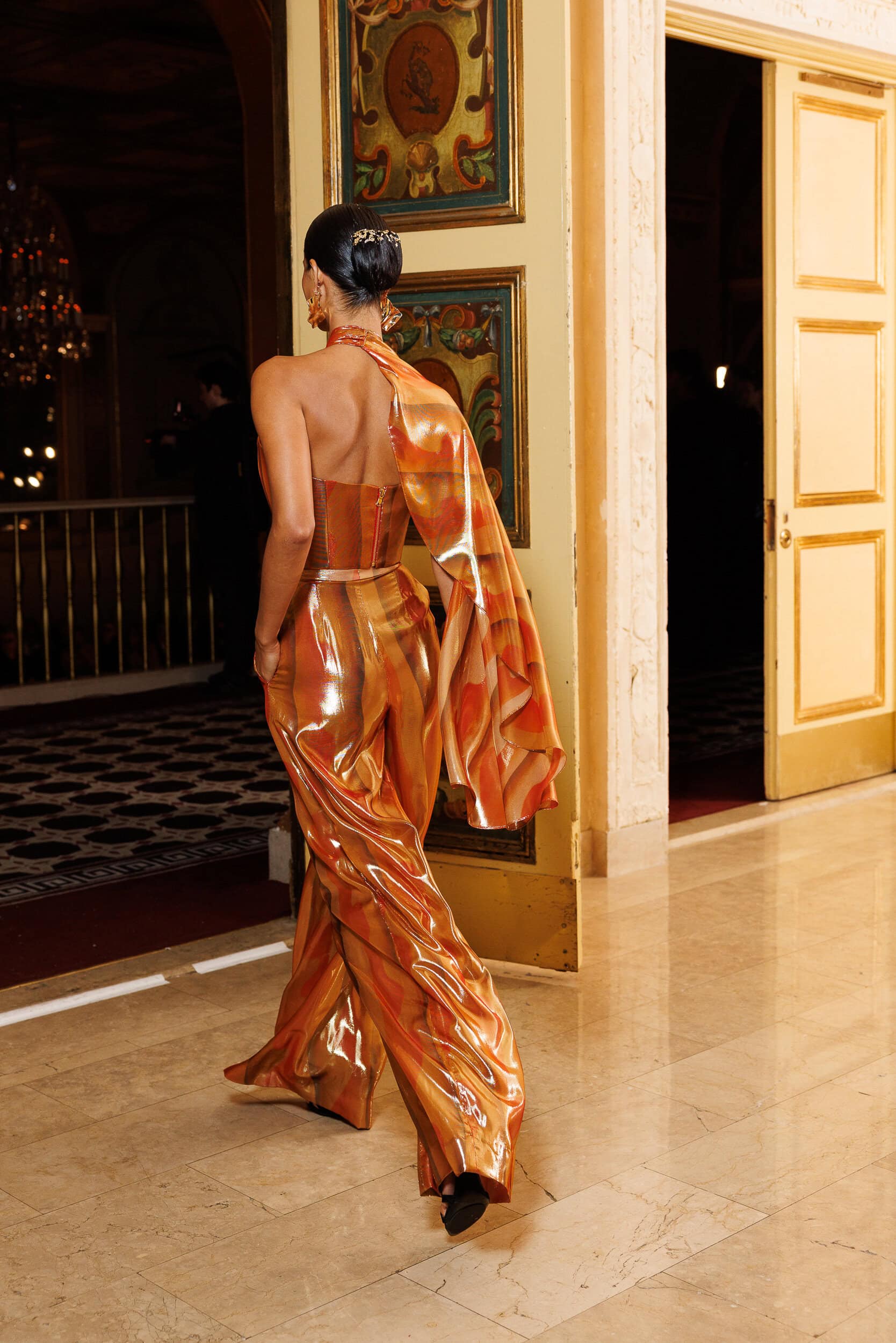 Christian Siriano  Fall 2024 Fashion Show Backstage