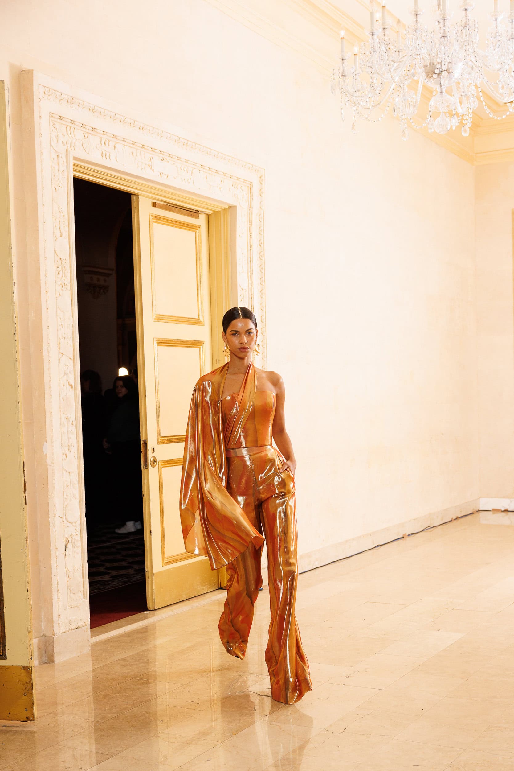 Christian Siriano  Fall 2024 Fashion Show Backstage