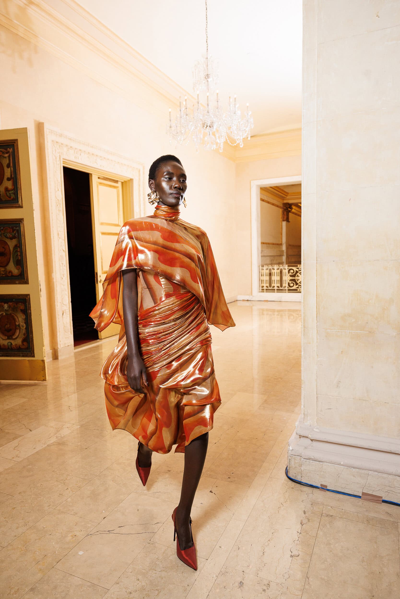 Christian Siriano  Fall 2024 Fashion Show Backstage
