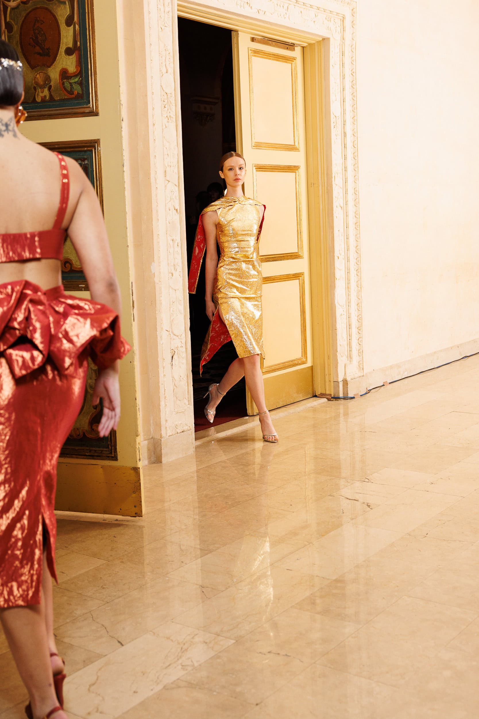 Christian Siriano  Fall 2024 Fashion Show Backstage
