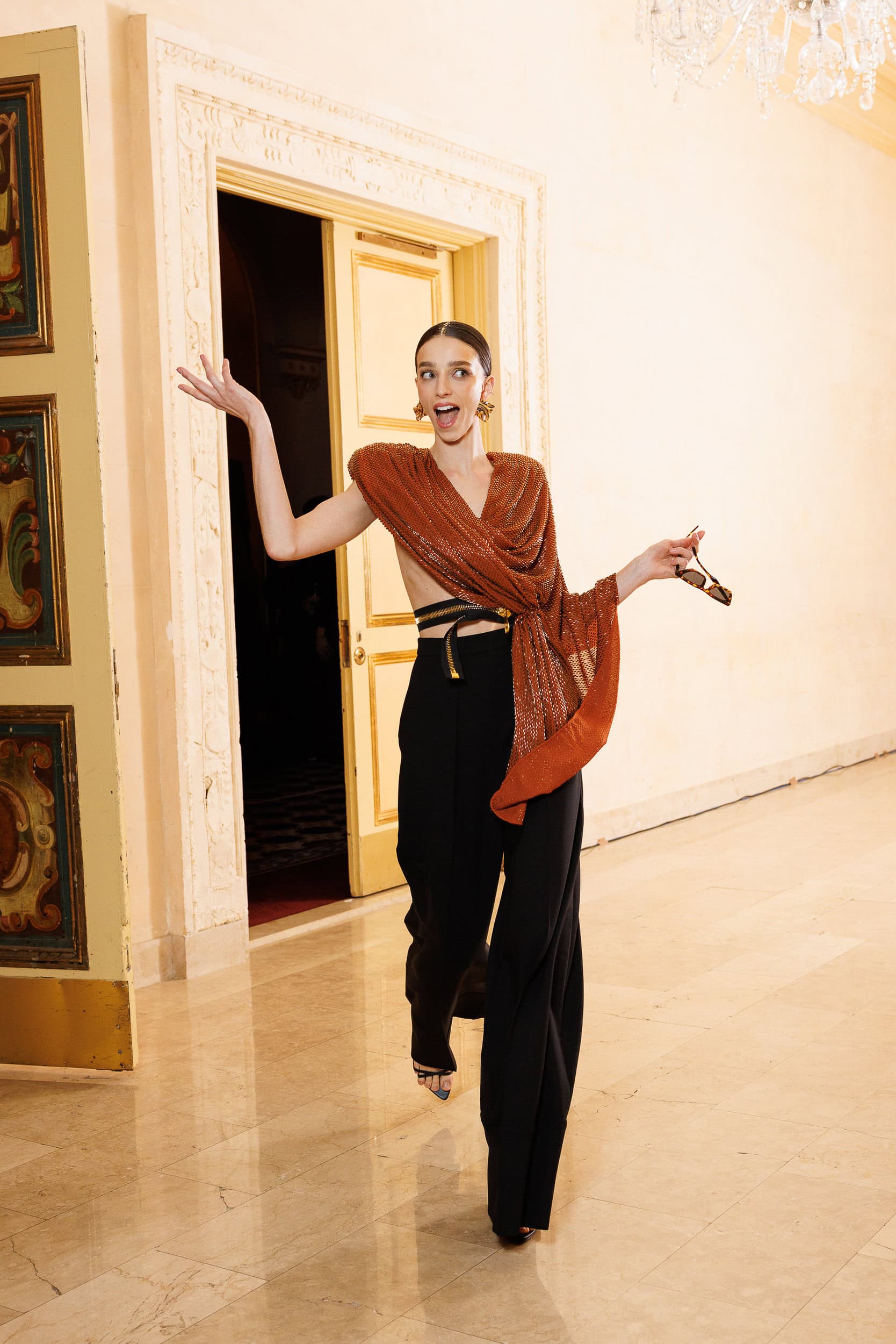 Christian Siriano  Fall 2024 Fashion Show Backstage