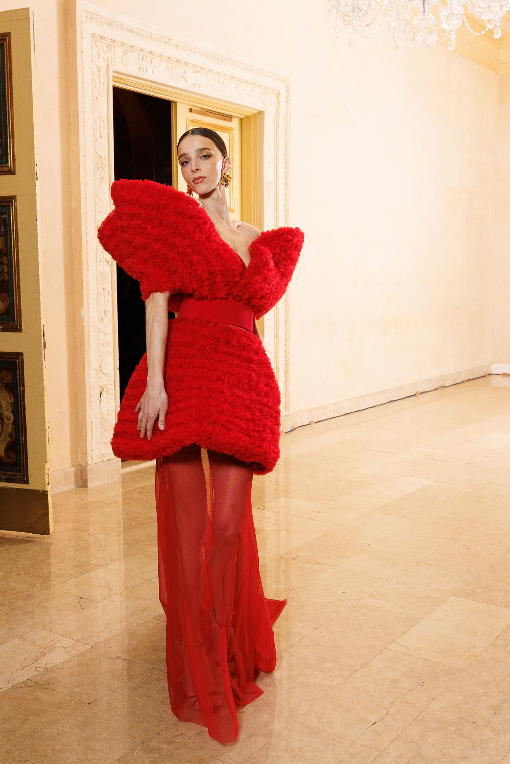Christian Siriano  Fall 2024 Fashion Show Backstage