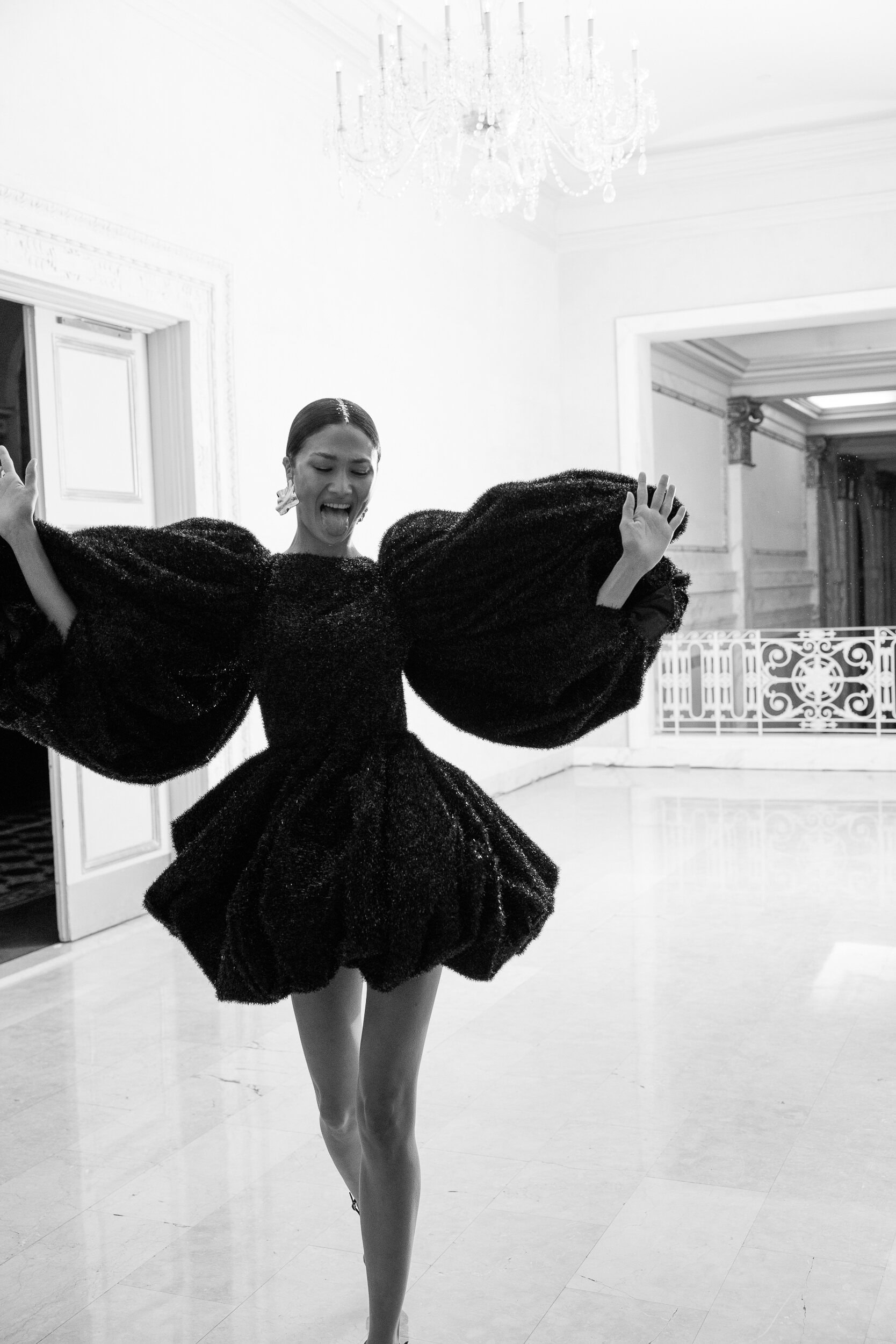 Christian Siriano  Fall 2024 Fashion Show Backstage