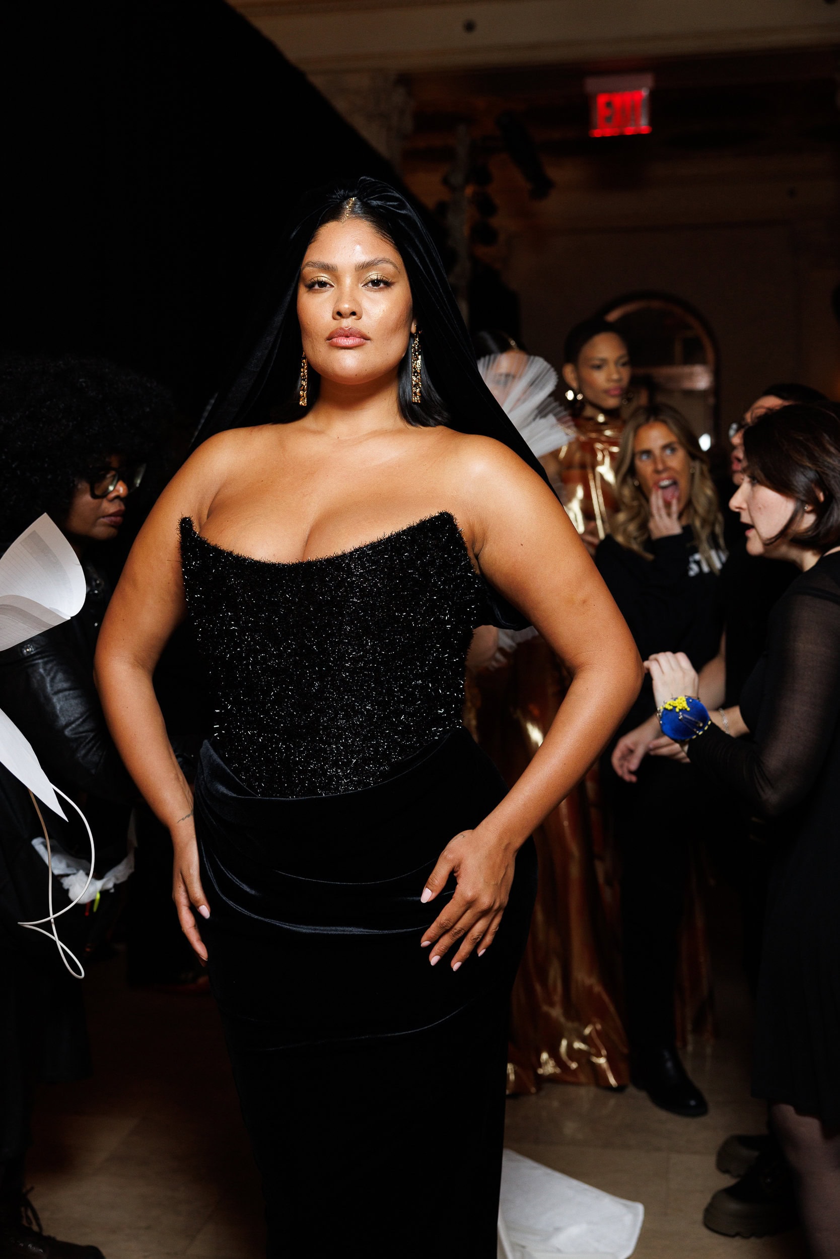 Christian Siriano  Fall 2024 Fashion Show Backstage