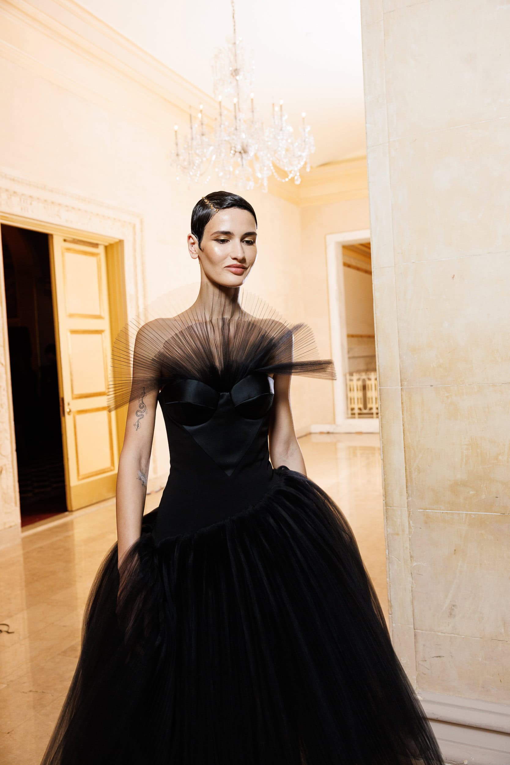 Christian Siriano  Fall 2024 Fashion Show Backstage