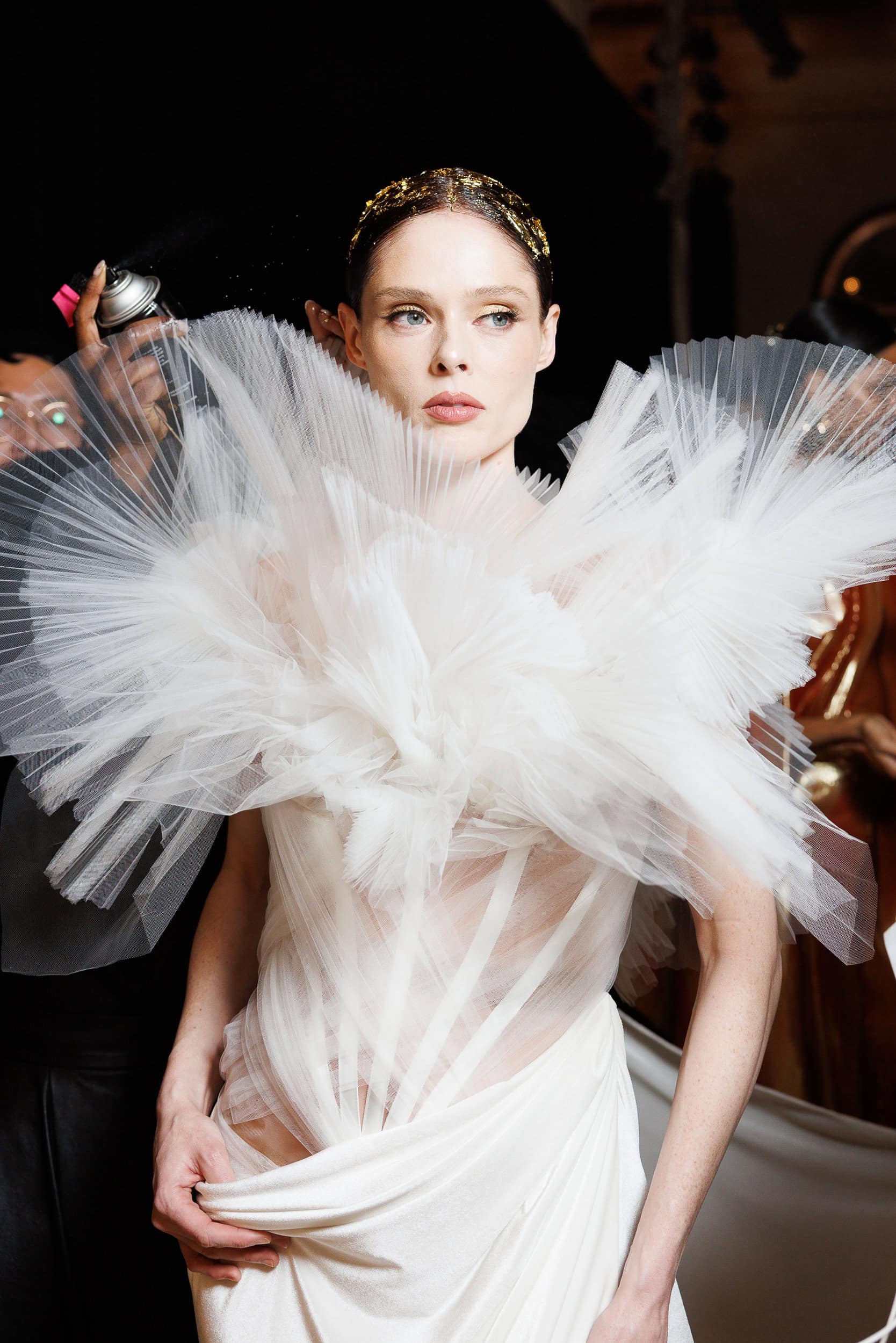 Christian Siriano  Fall 2024 Fashion Show Backstage