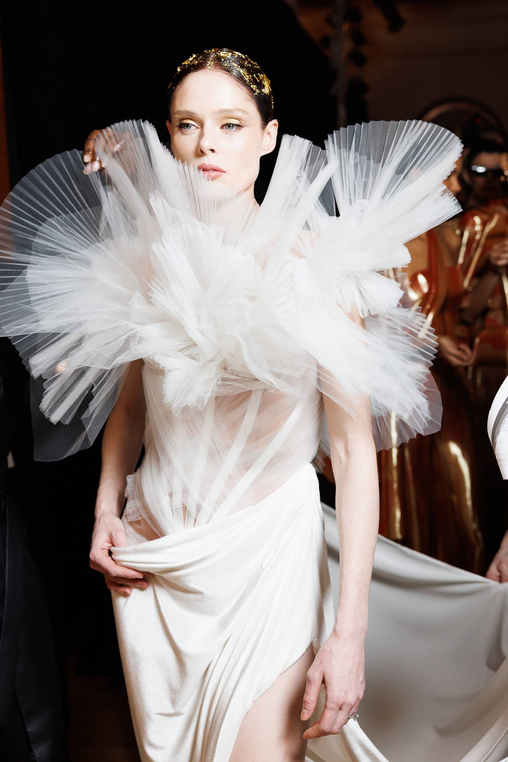 Christian Siriano  Fall 2024 Fashion Show Backstage