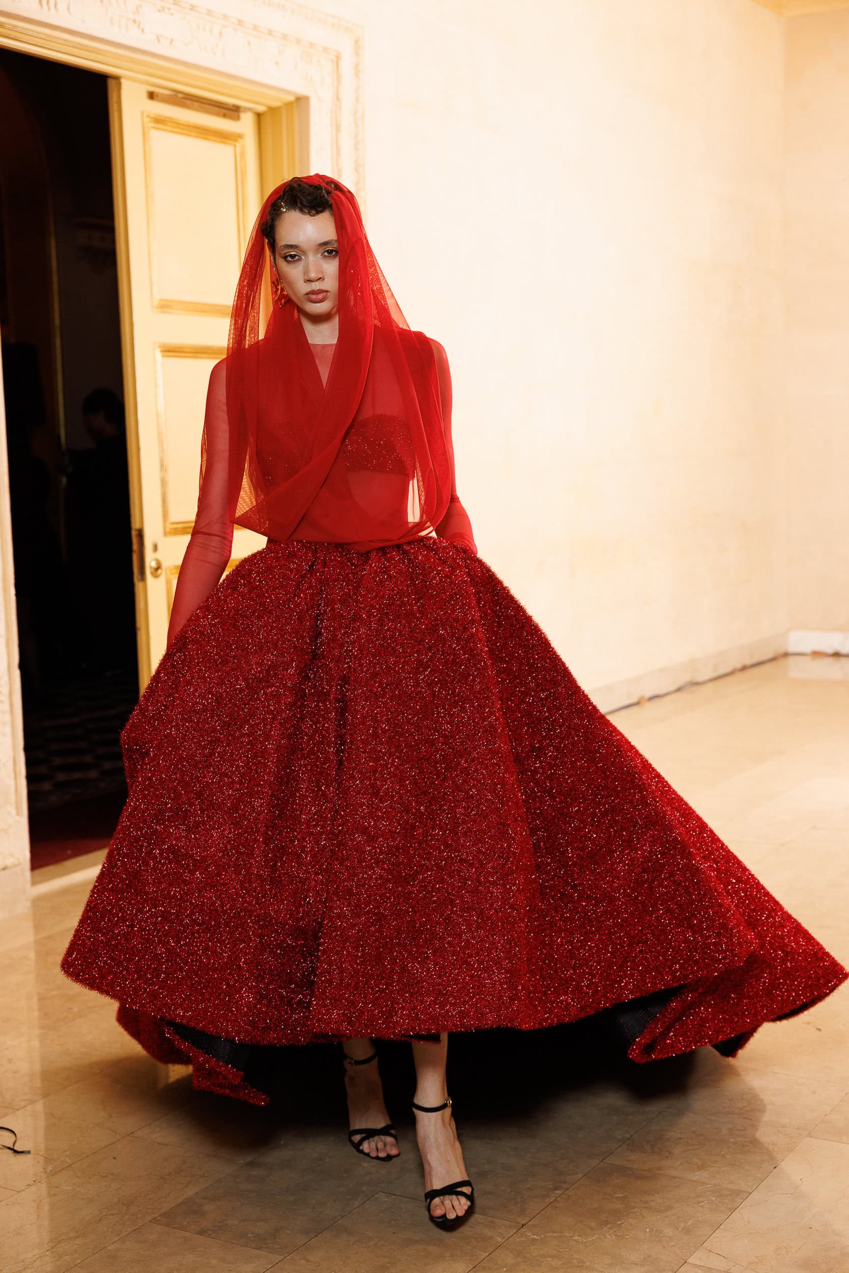 Christian Siriano  Fall 2024 Fashion Show Backstage