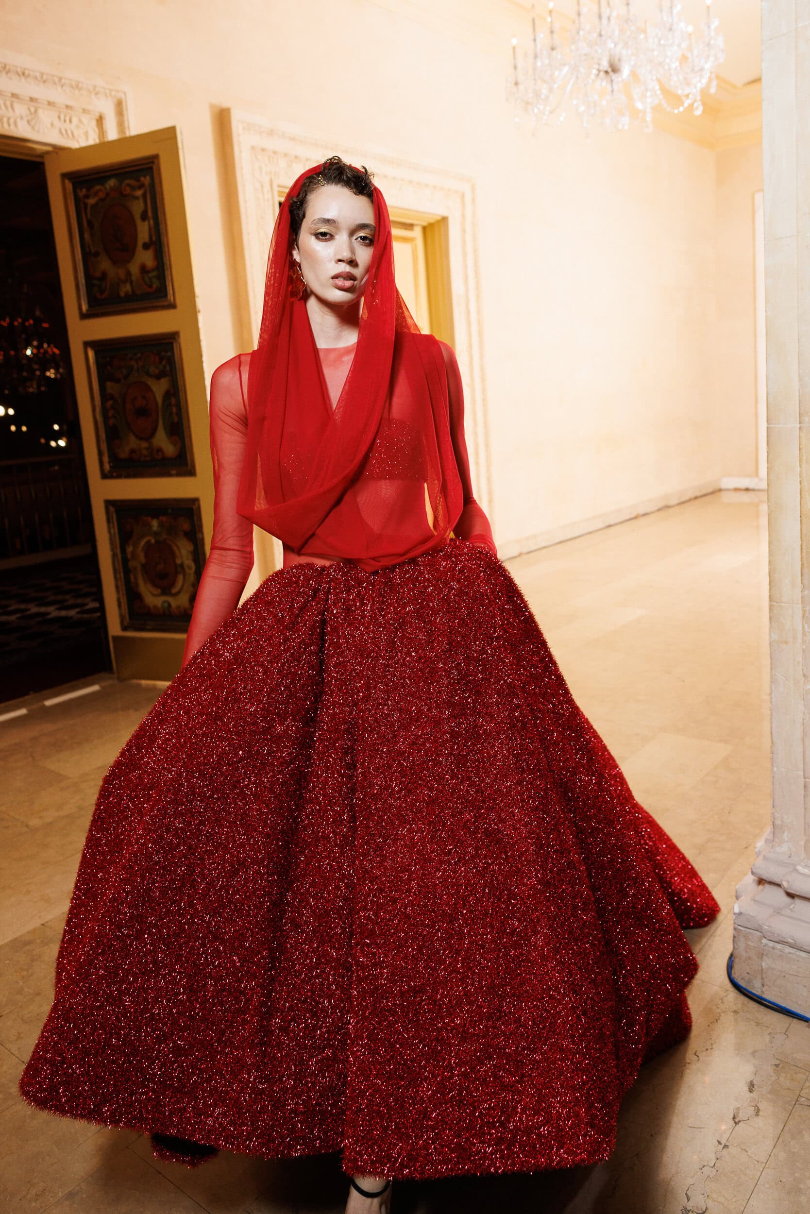 Christian Siriano  Fall 2024 Fashion Show Backstage