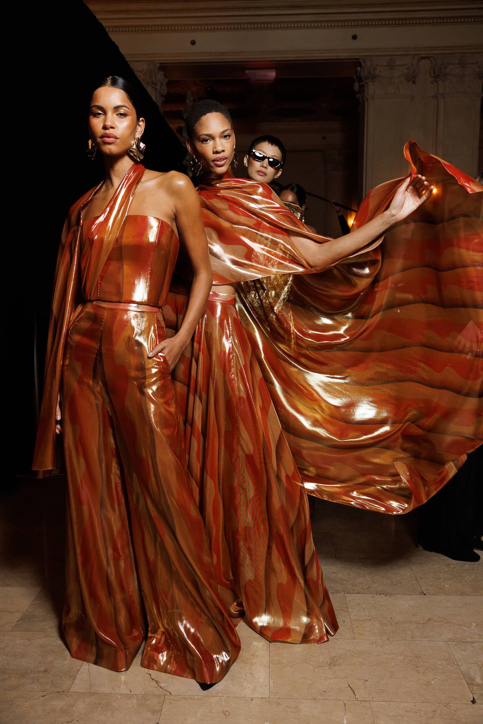 Christian Siriano  Fall 2024 Fashion Show Backstage