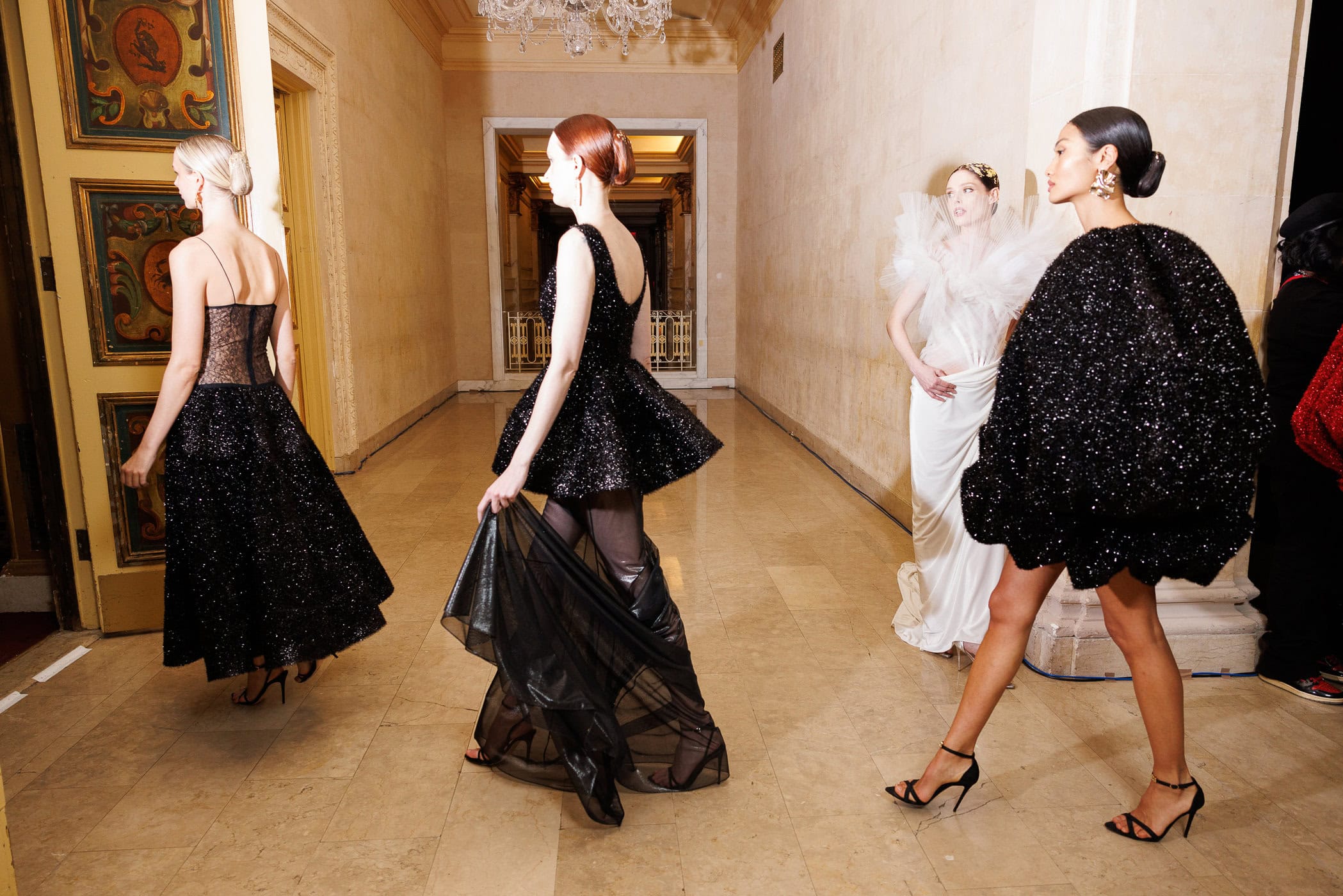 Christian Siriano  Fall 2024 Fashion Show Backstage