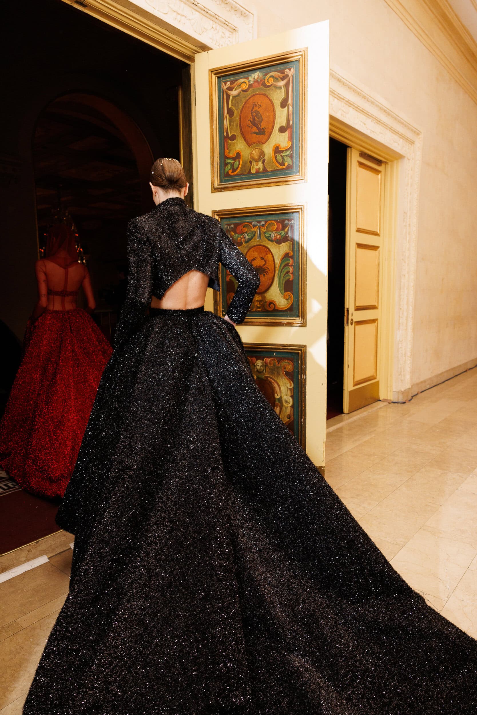 Christian Siriano  Fall 2024 Fashion Show Backstage