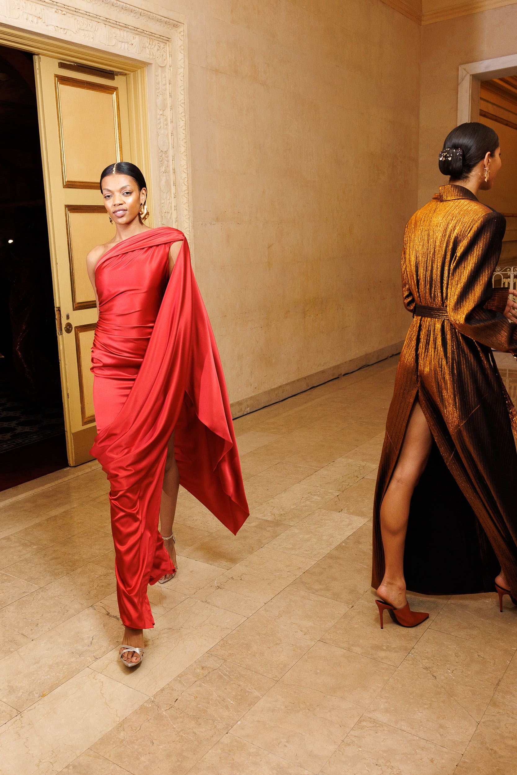 Christian Siriano  Fall 2024 Fashion Show Backstage