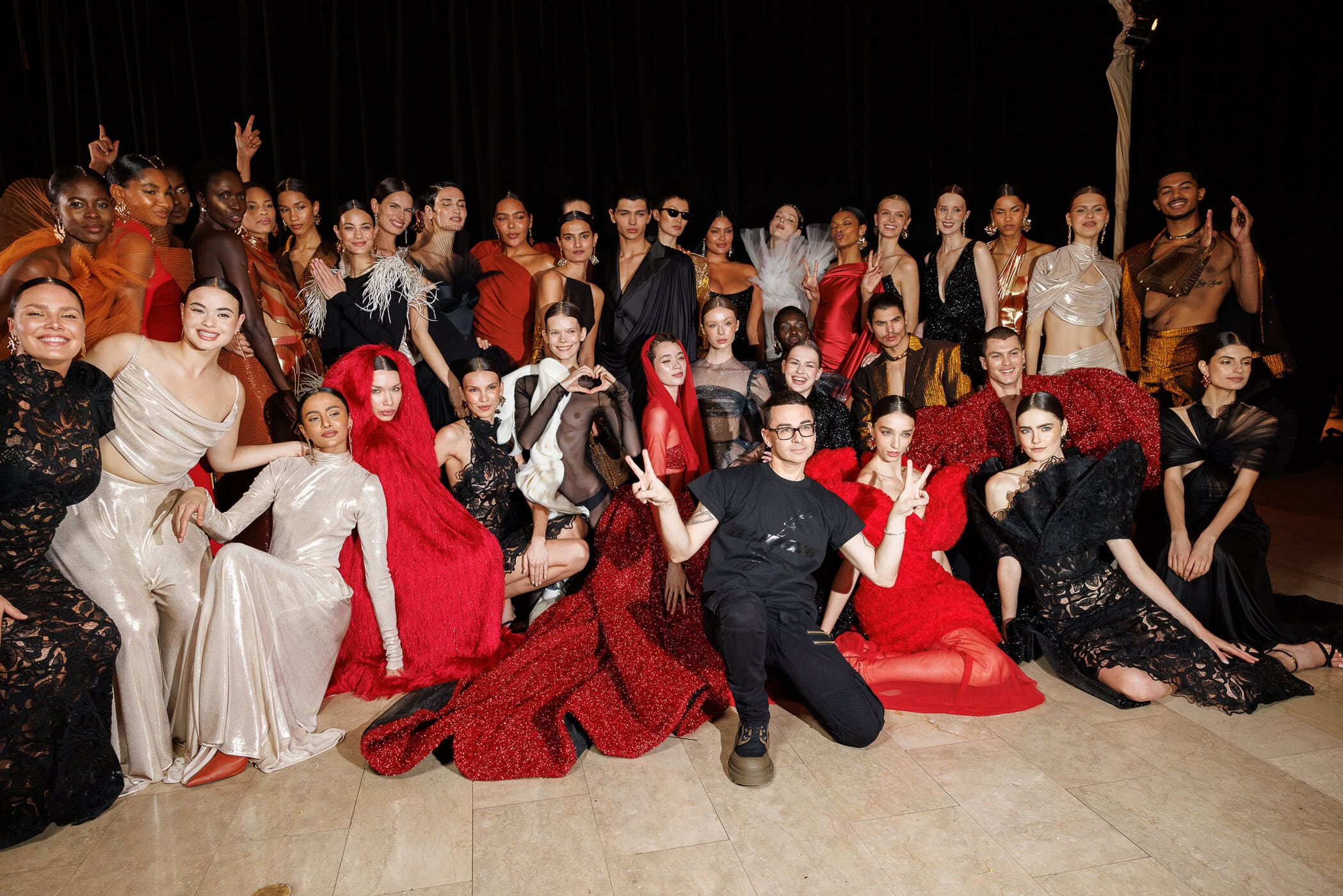 Christian Siriano  Fall 2024 Fashion Show Backstage