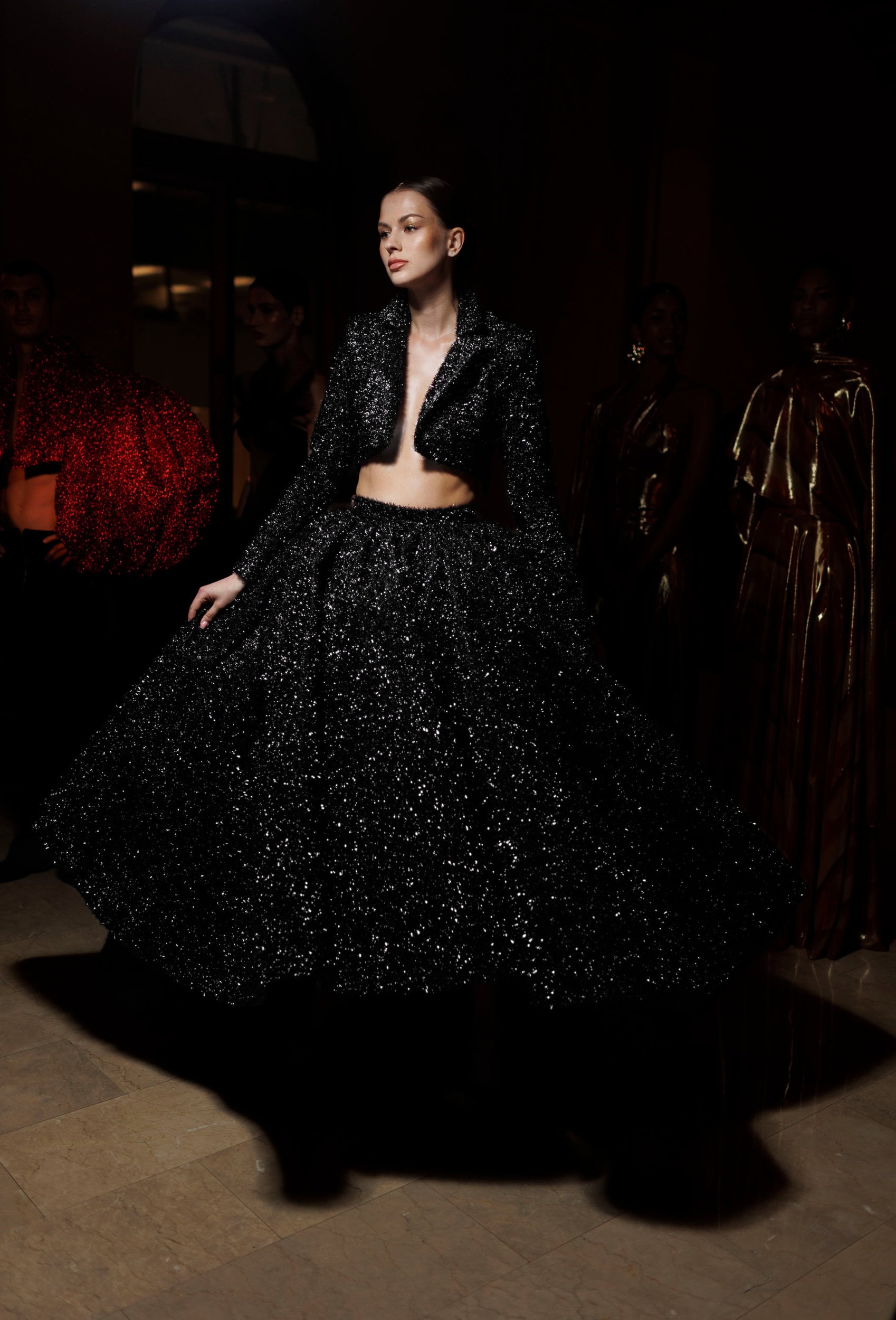 Christian Siriano  Fall 2024 Fashion Show Backstage