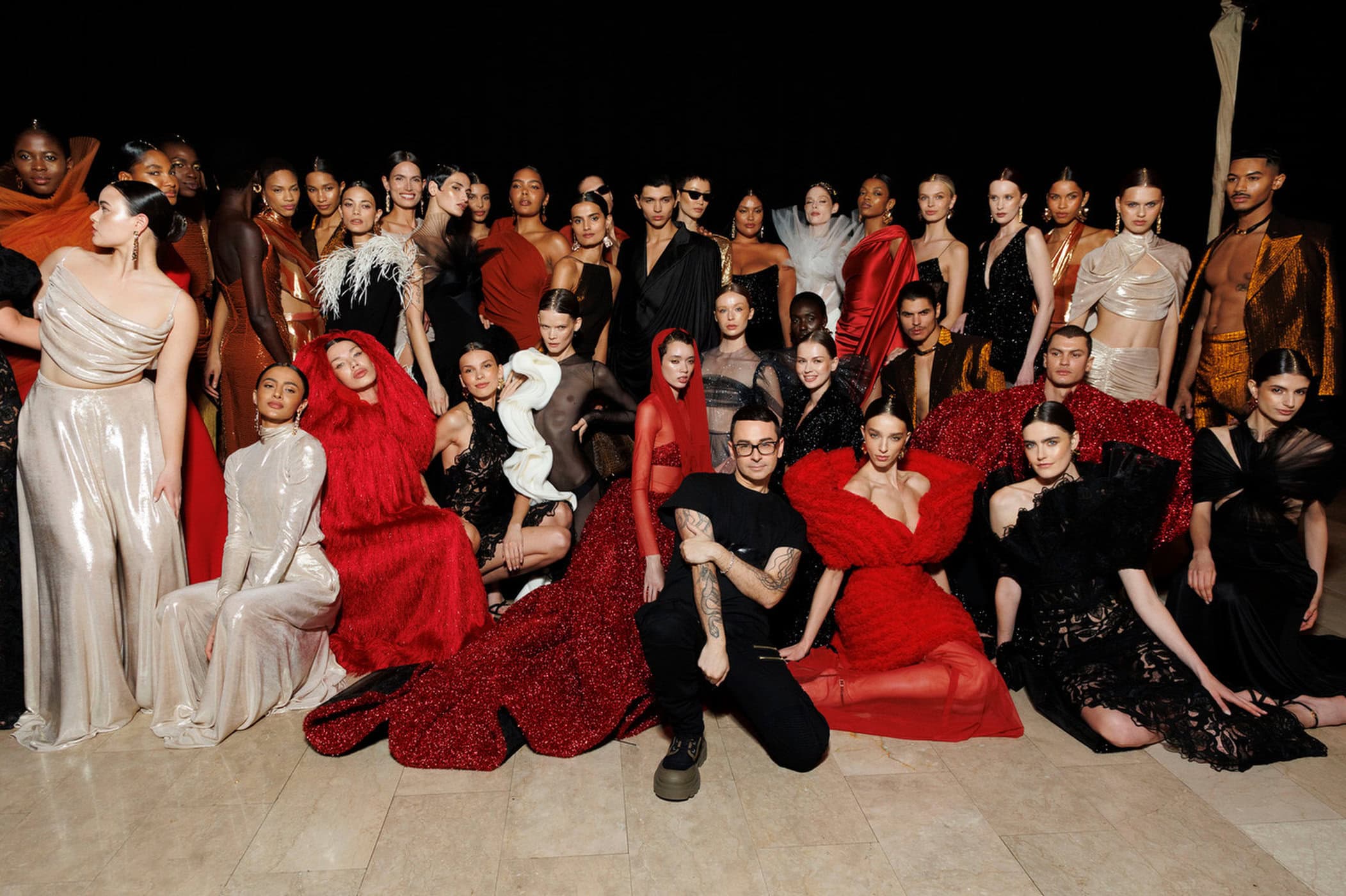 Christian Siriano  Fall 2024 Fashion Show Backstage