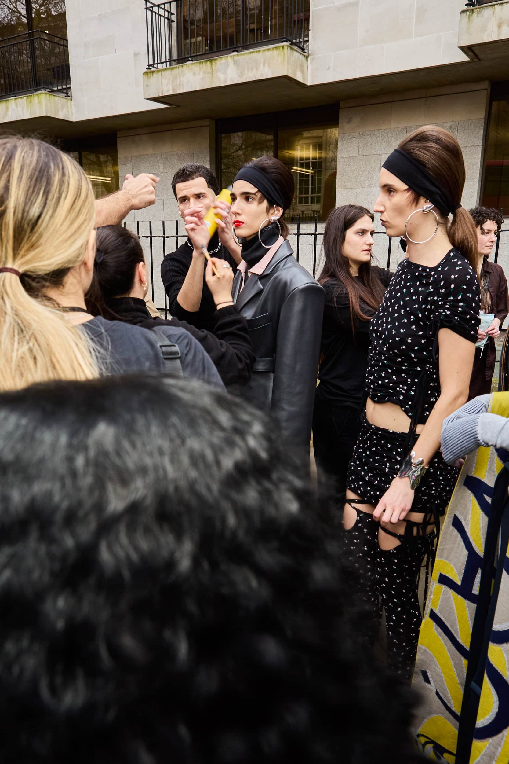 Srvc  Fall 2024 Fashion Show Backstage