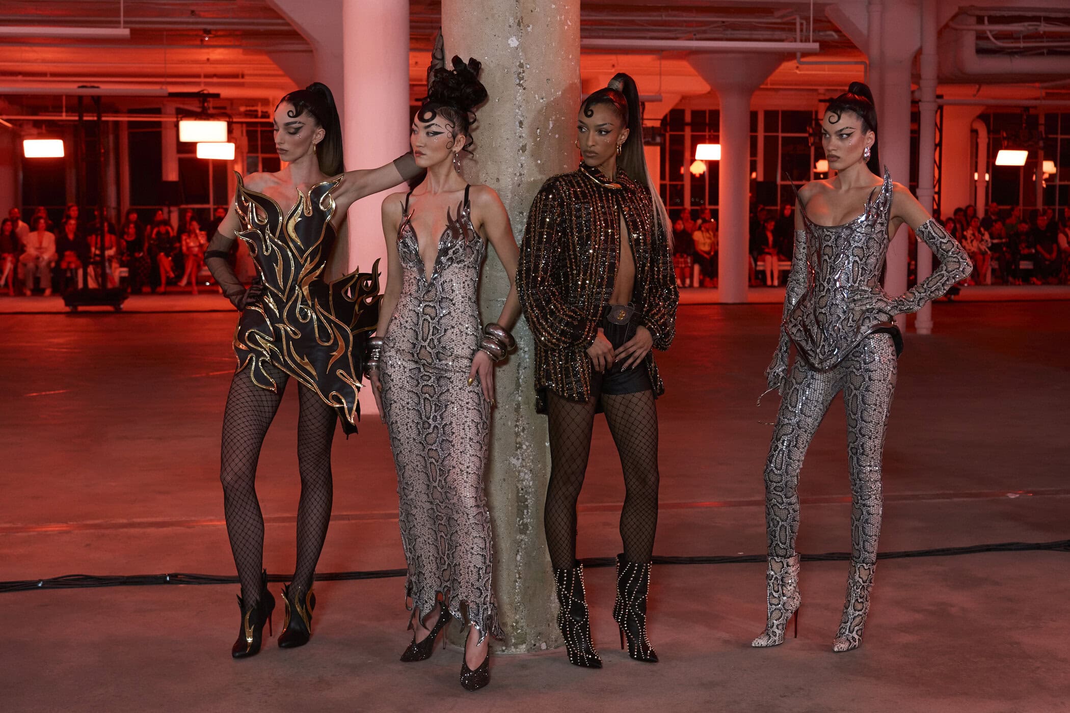 The Blonds  Fall 2024 Fashion Show Atmosphere