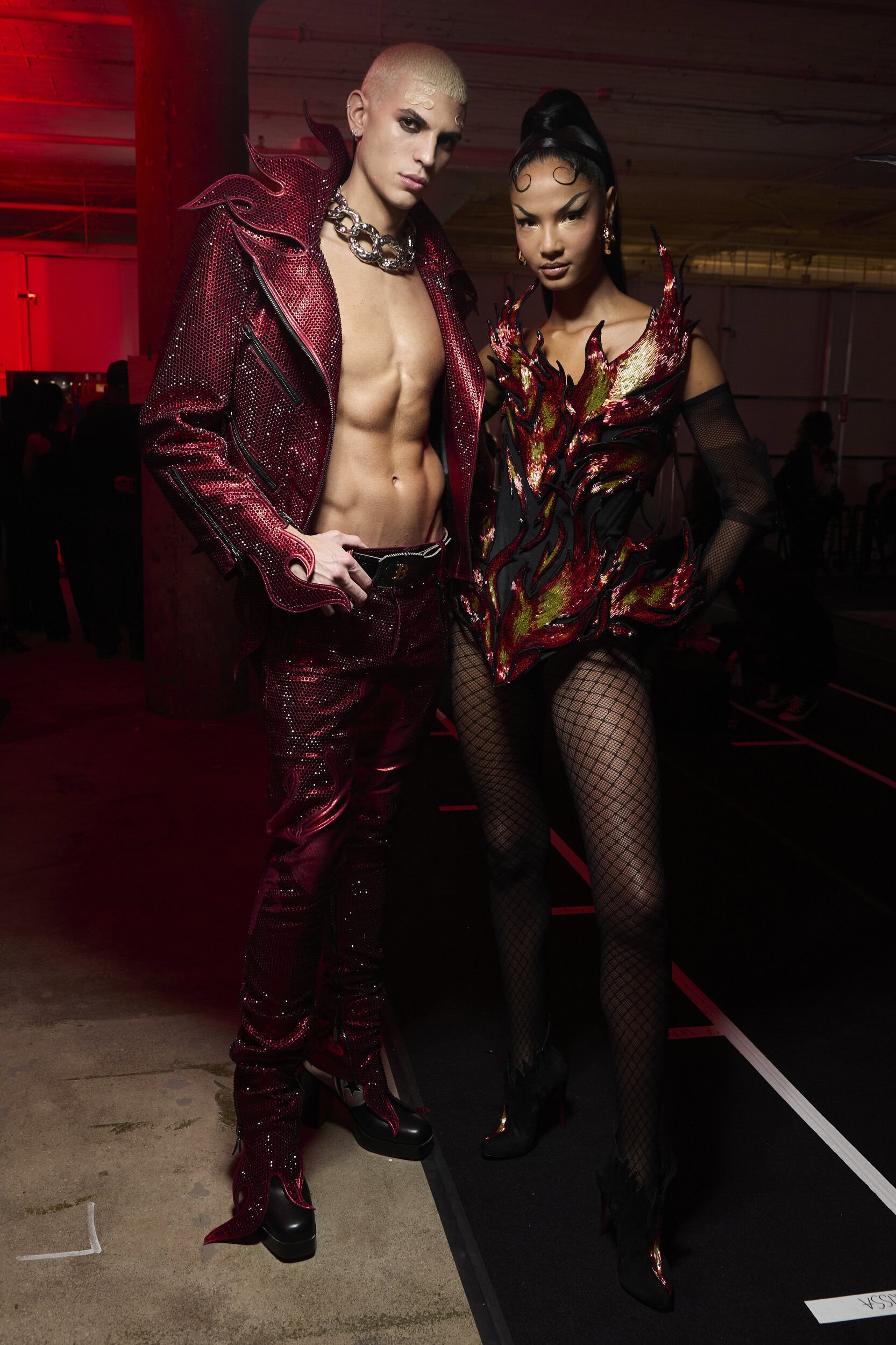 The Blonds  Fall 2024 Fashion Show Backstage