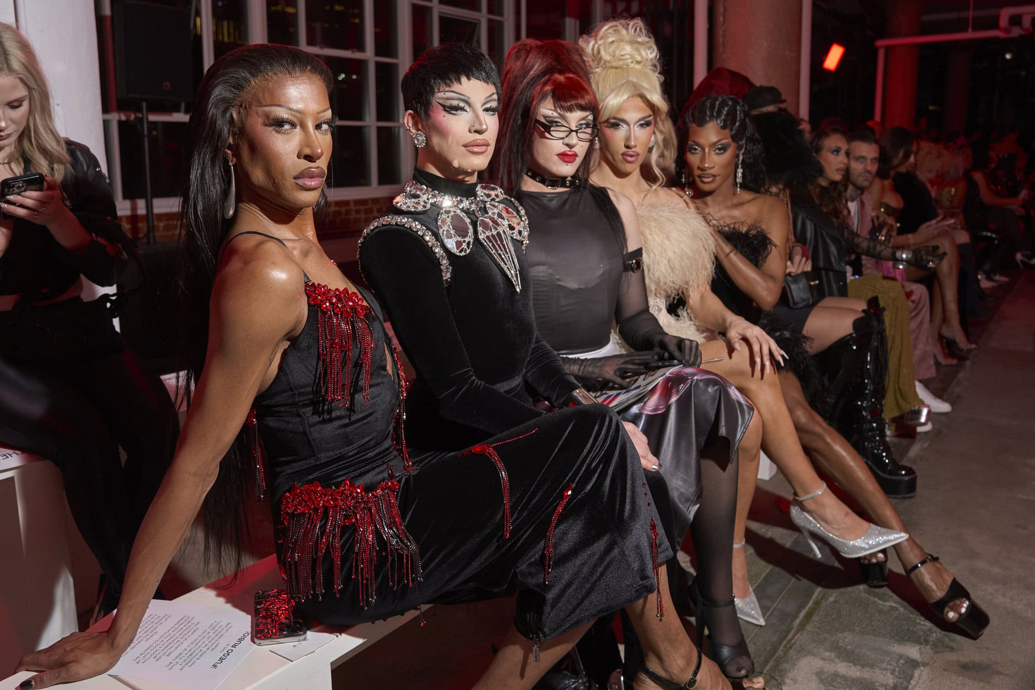 The Blonds  Fall 2024 Fashion Show Front Row