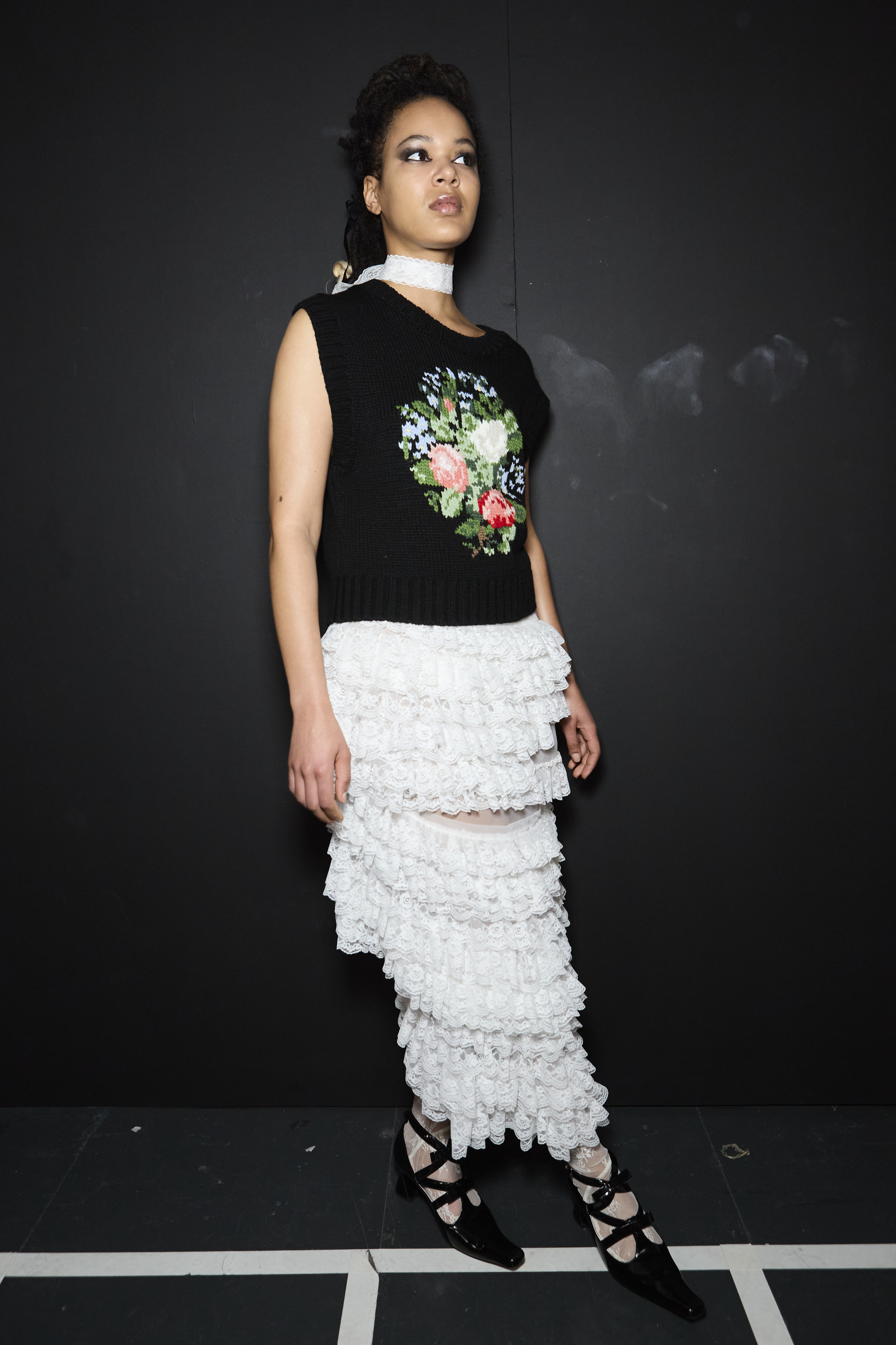 Yuhan Wang  Fall 2024 Fashion Show Backstage