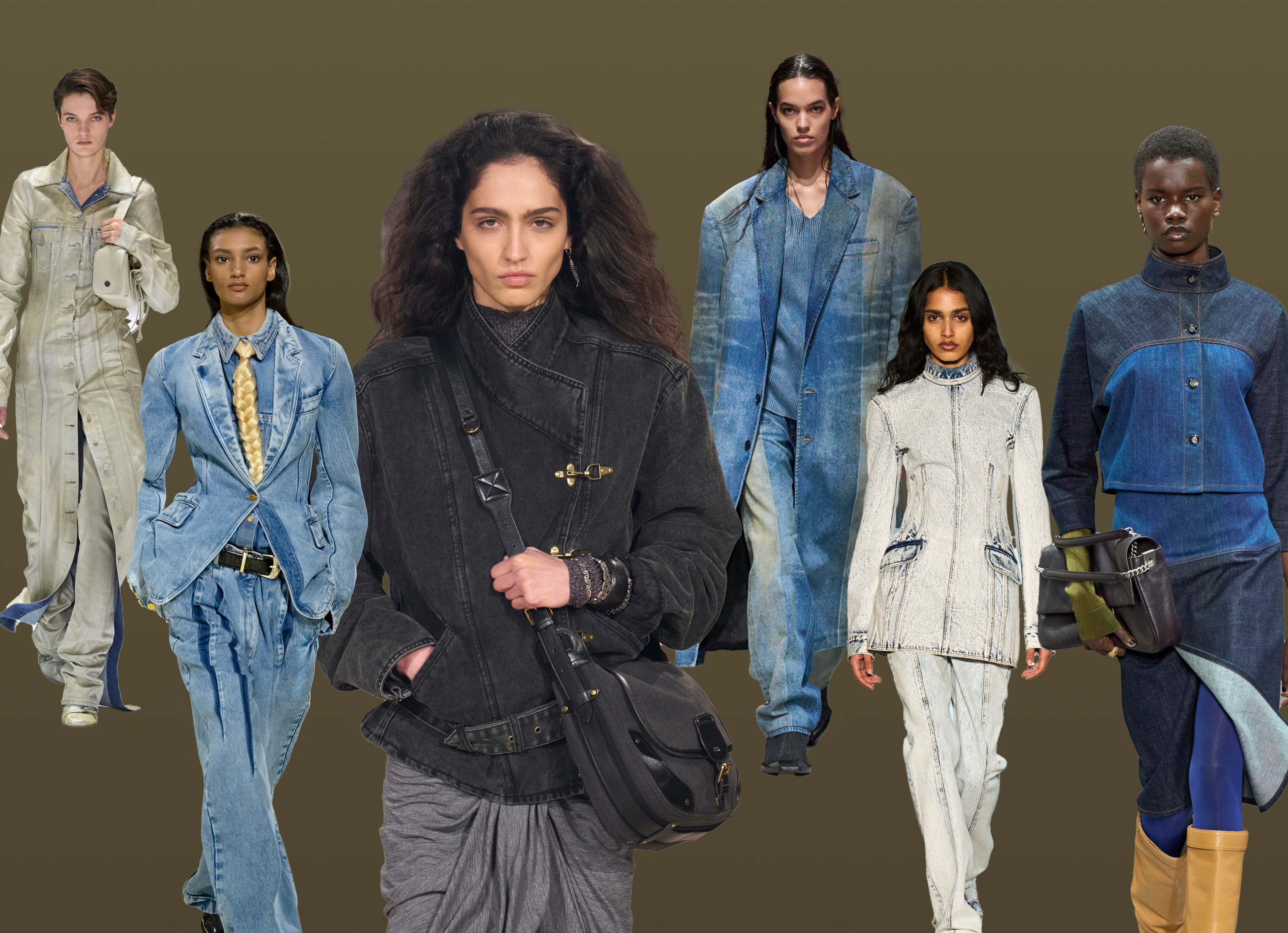 Denim Blues Fall 2024 Fashion Trend