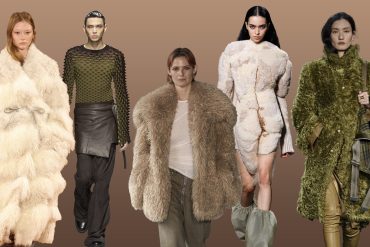 Hyper Texture Fashion Trend for Fall 2024 header images with fashion photos from Ulla Johnson, Burberry, Bottega Veneta & More