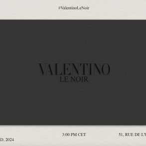 Watch Valentino Le Noir Live