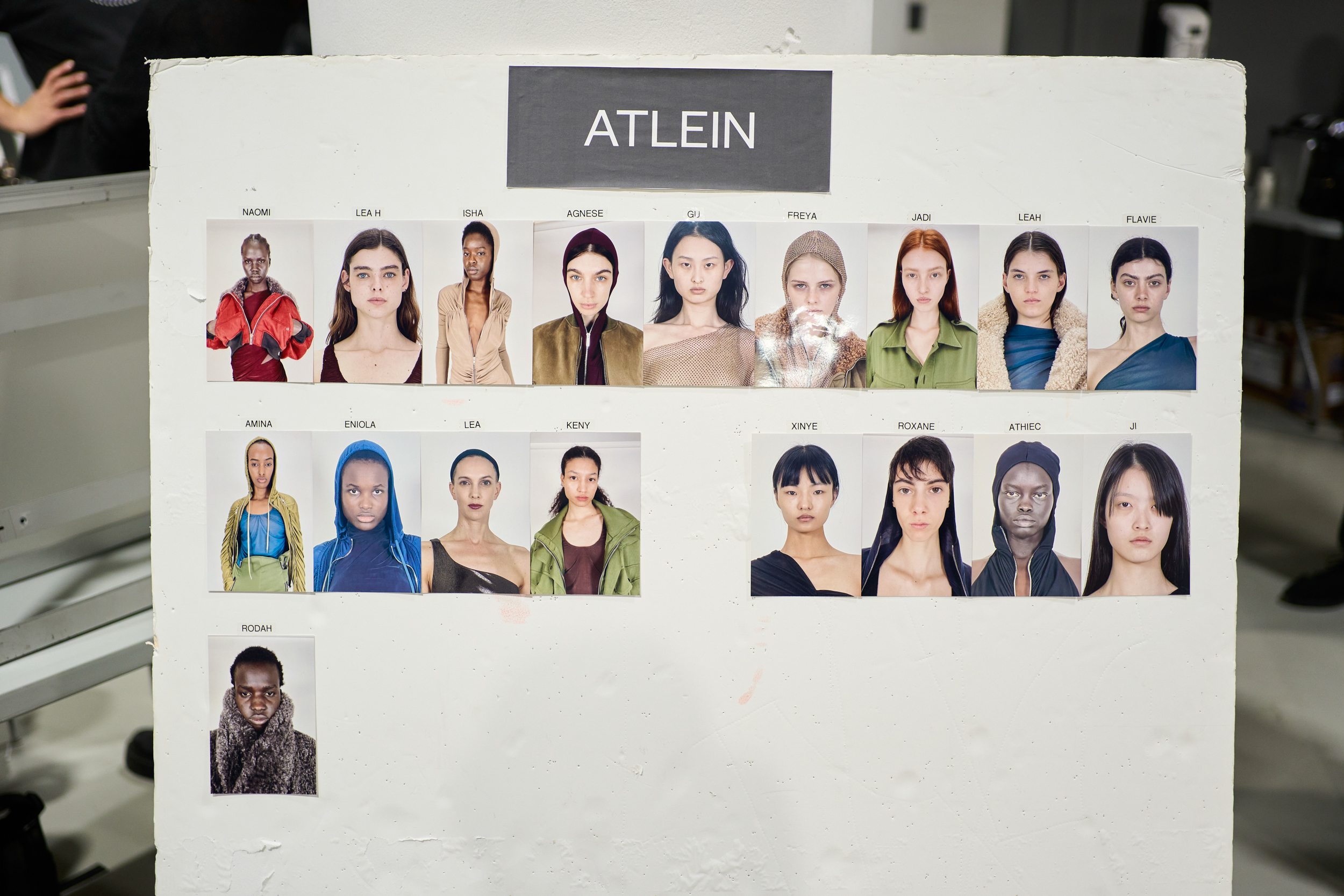 Atlein  Fall 2024 Fashion Show Backstage