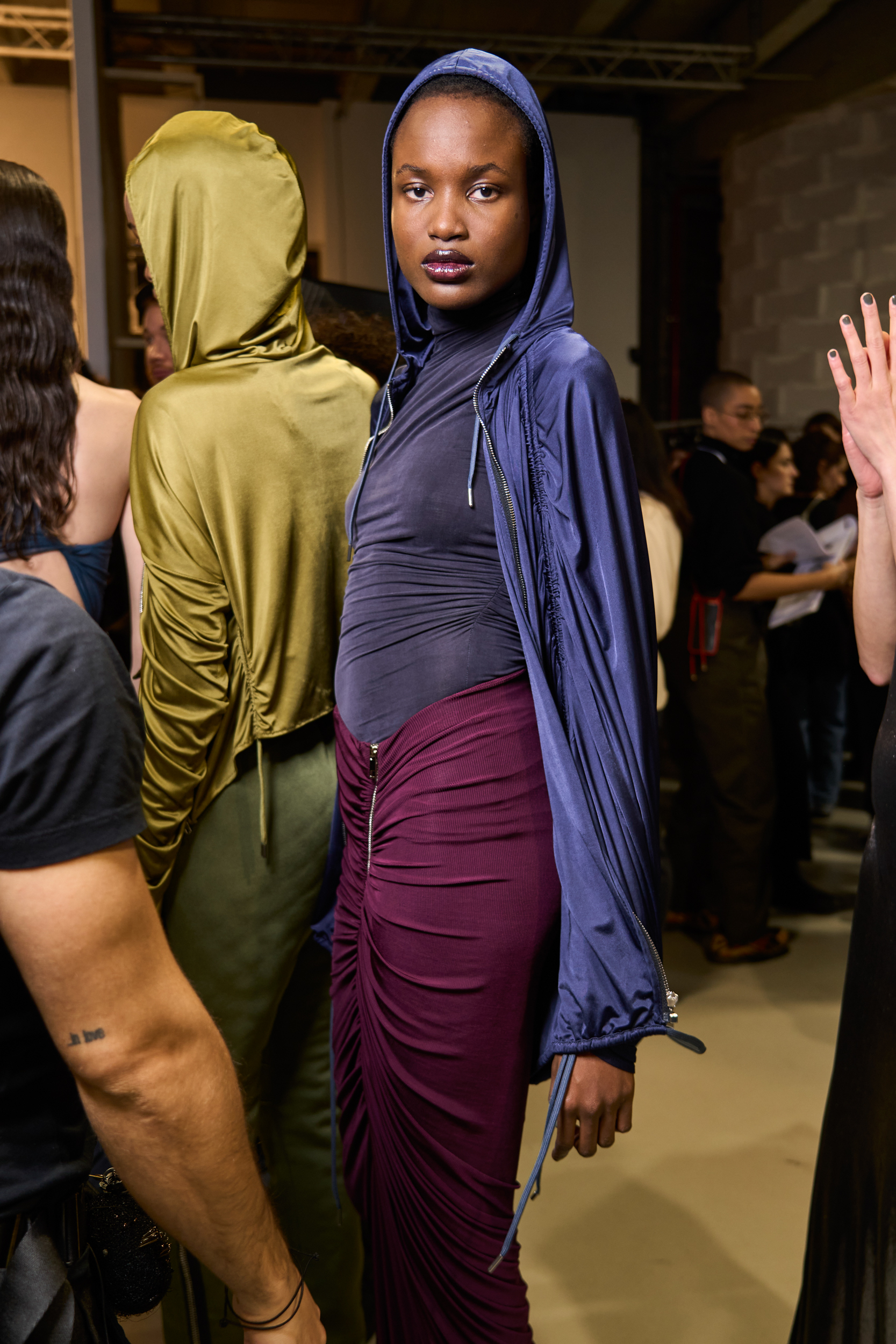 Atlein  Fall 2024 Fashion Show Backstage