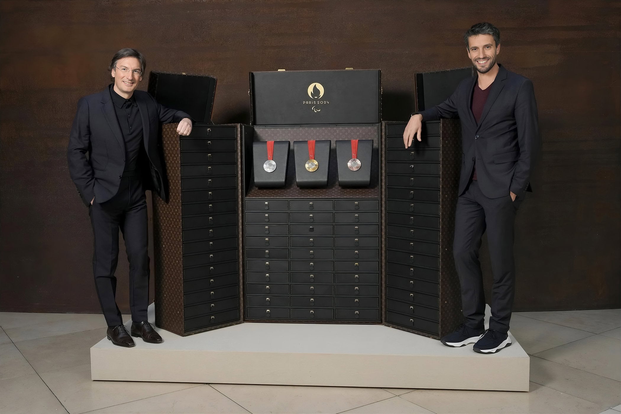 Louis Vuitton Unveils Medals and Torches Trunks for 2024 Olympics The