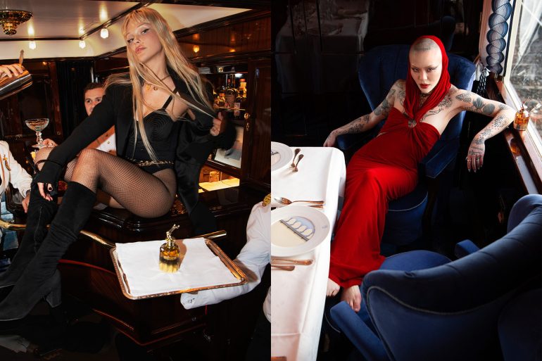 Jean Paul Gaultier 'Scandal Perfume Train' Ad Campaign